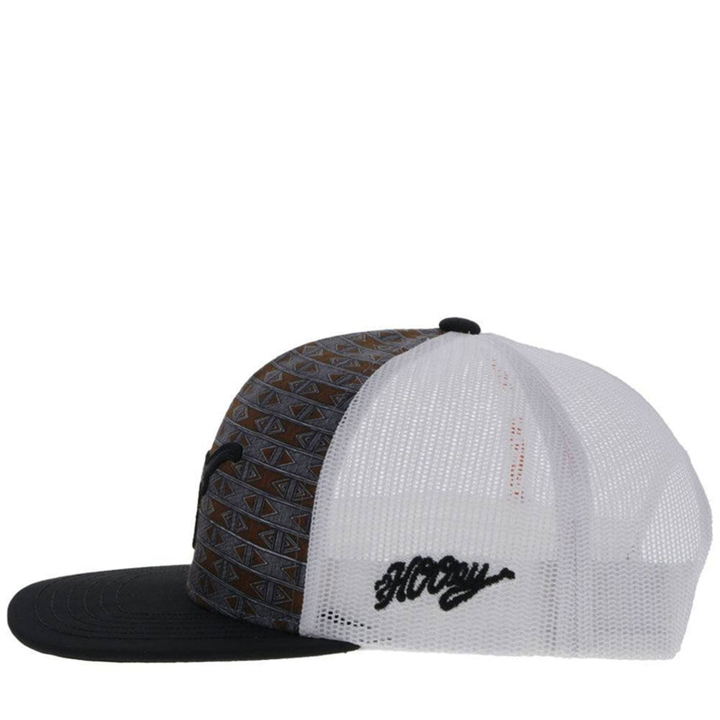 Hooey Collegiate Collection Men's Black & White Longhorn Logo Cap - Image 1
