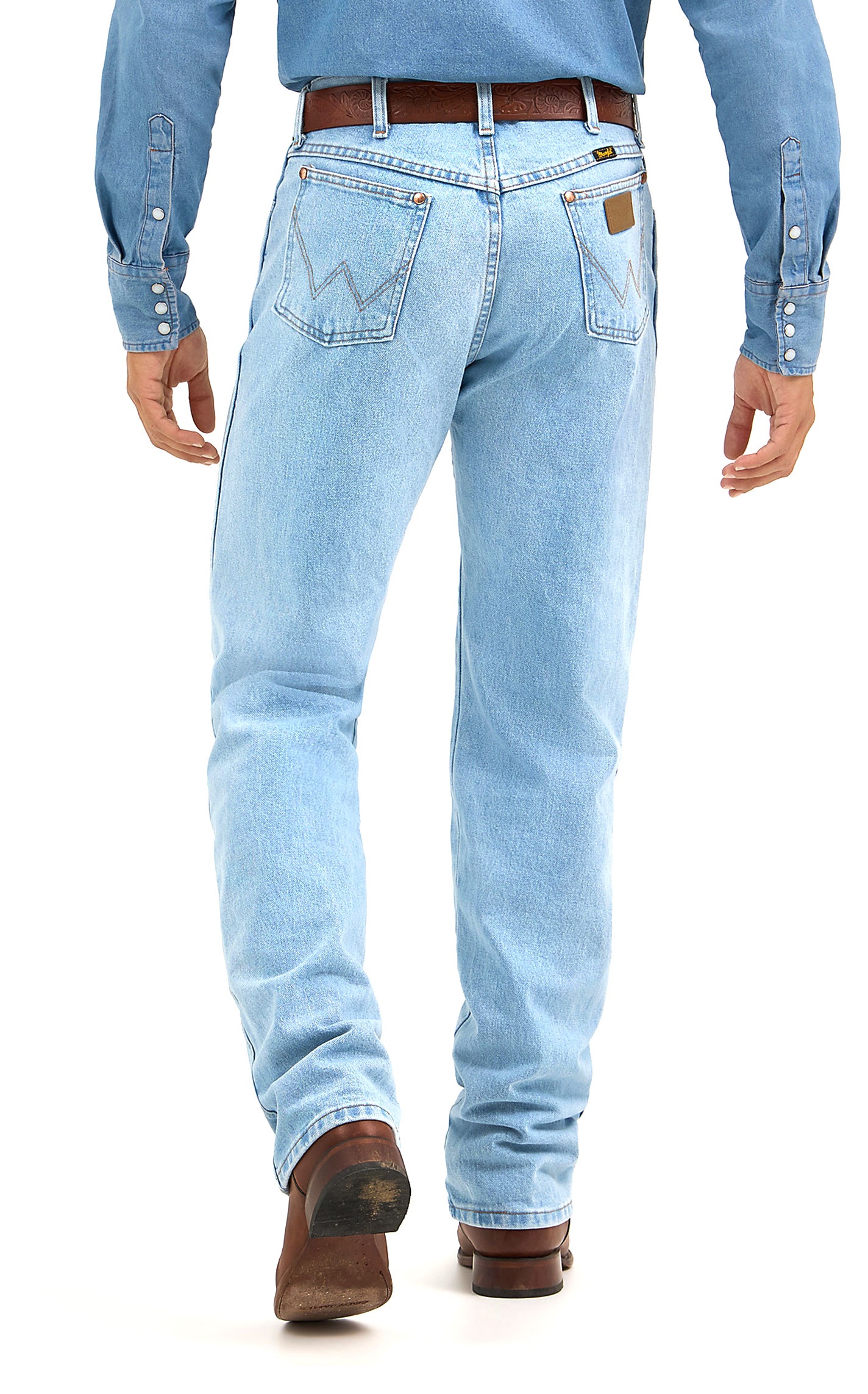 Wrangler Cowboy Cut Bleach Original Fit Tall Jeans - Image 1
