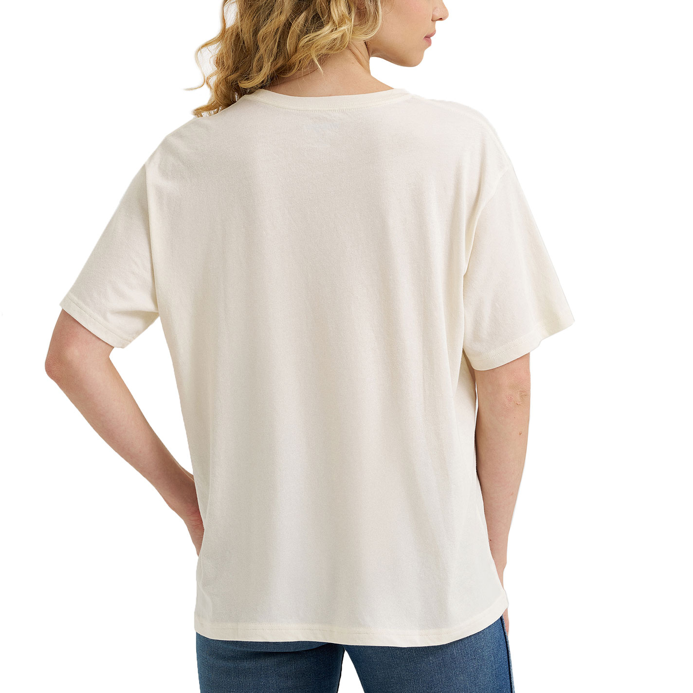 Wrangler Retro Women's White Long Live Cowboys Graphic T-Shirt - Image 3