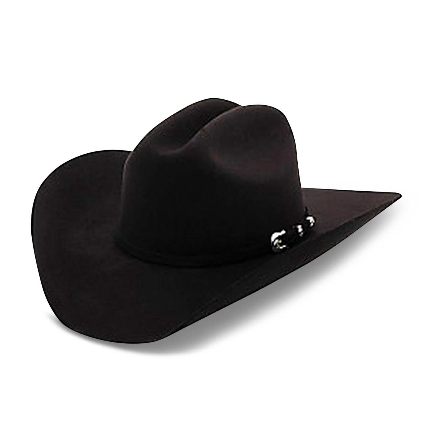 Cavender's Silver Star Black 10X Felt Cowboy Hat - Image 1