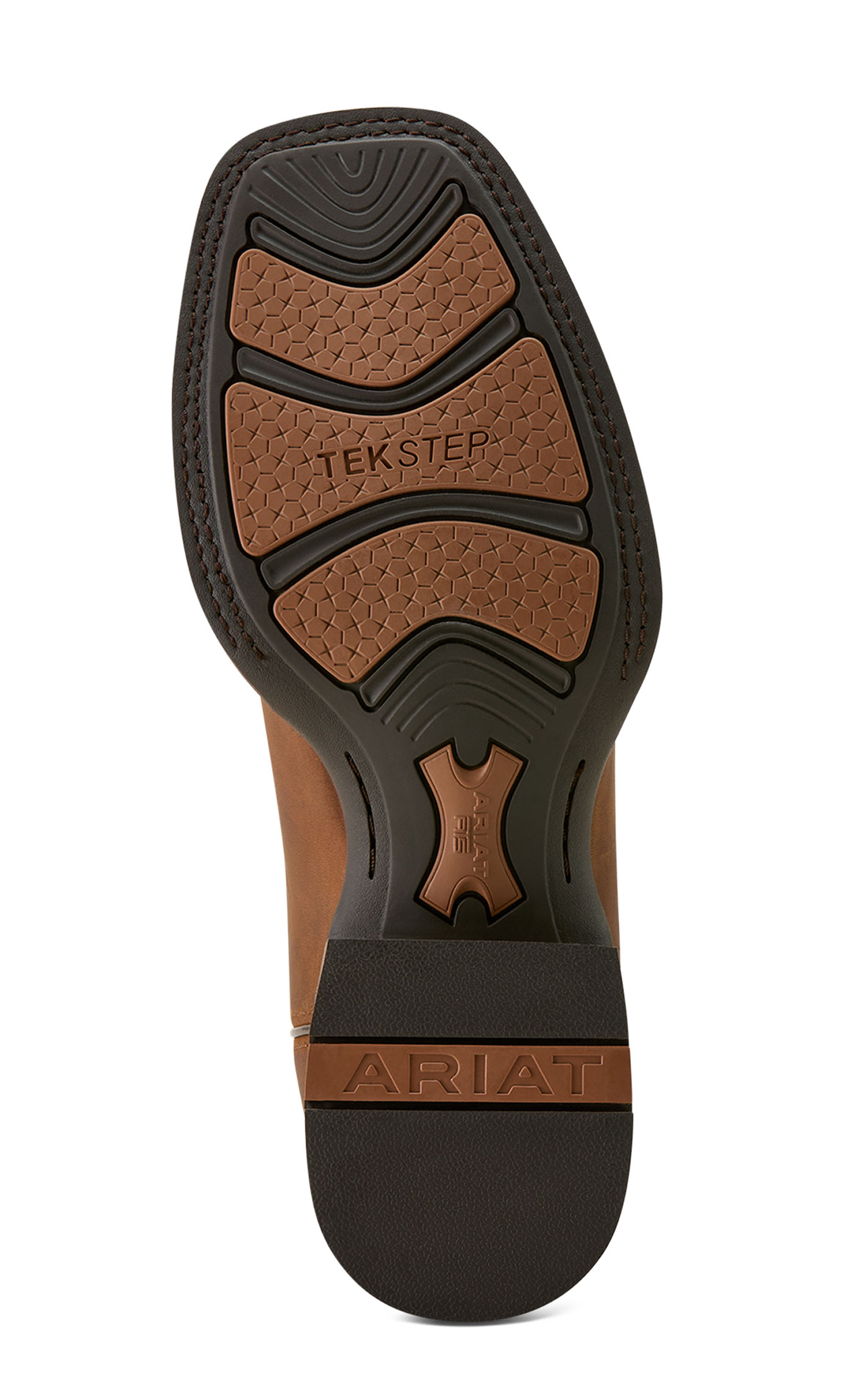 Ariat Men's Distressed Rich Brown Big Rig Wide Square Toe Boots - Image 1