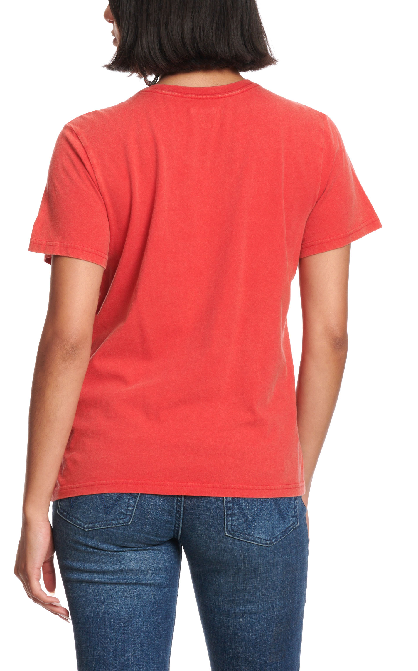 Wrangler Women's Red Long Live Cowboys Logo Graphic T-Shirt - Image 1