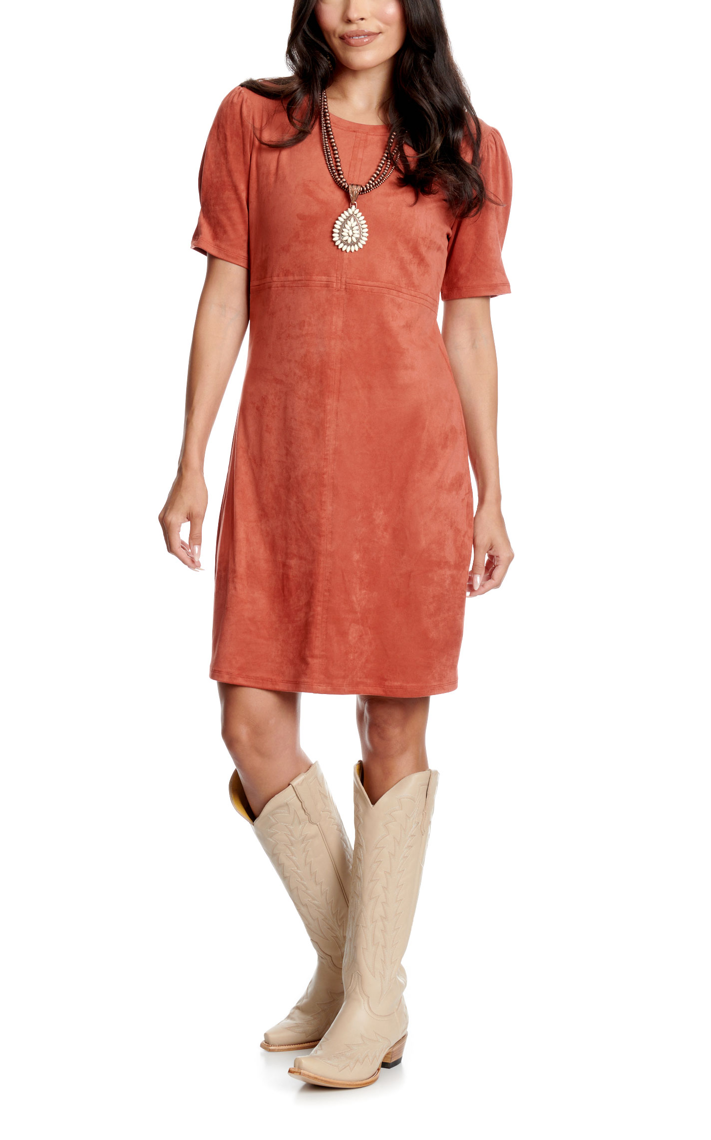 Another Love Women's Saffron Faux Suede Dress - Image 1