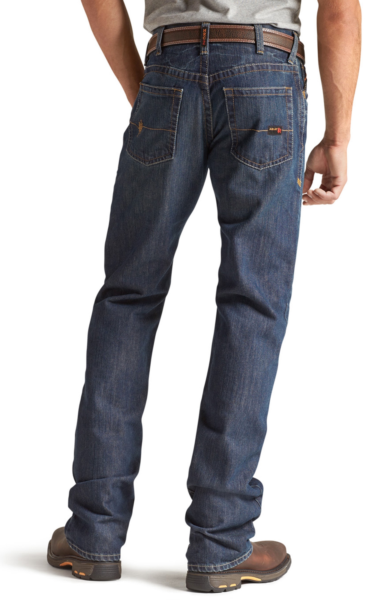 Ariat Men's M4 Low Rise Basic Boot Cut FR Work Jeans - Image 1