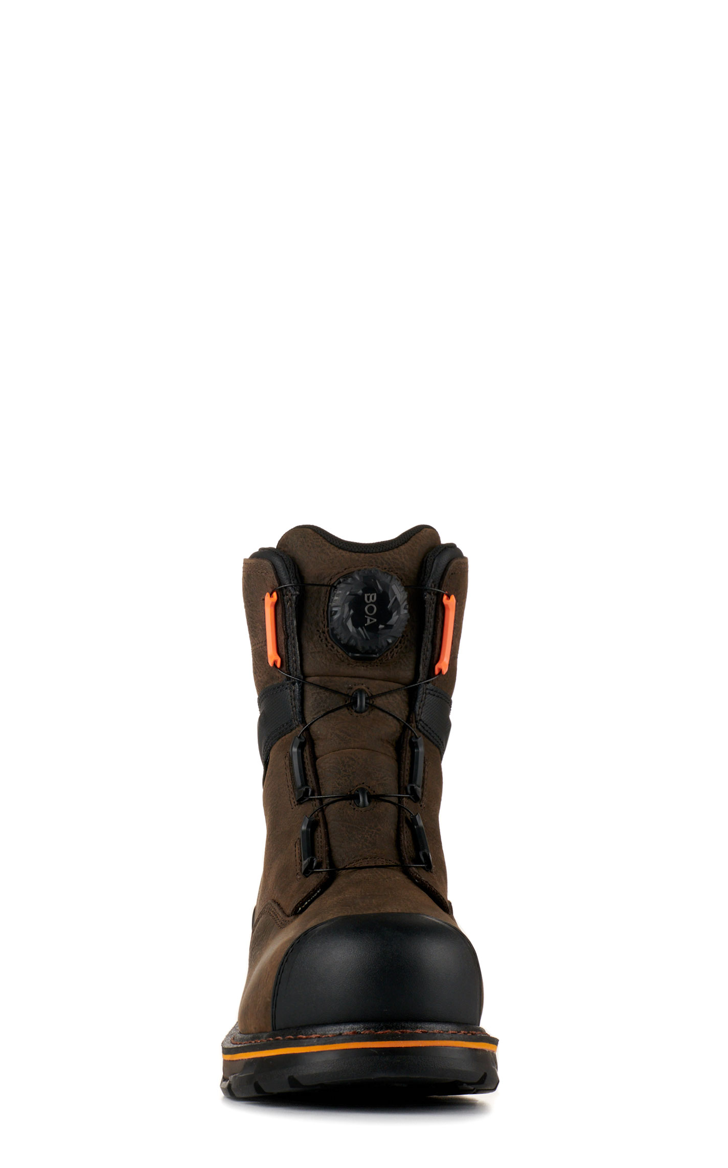Ariat Men's Stump Jumper Dark Brown BOA Waterproof Round Composite Toe Lace Up Work Boots - Image 1