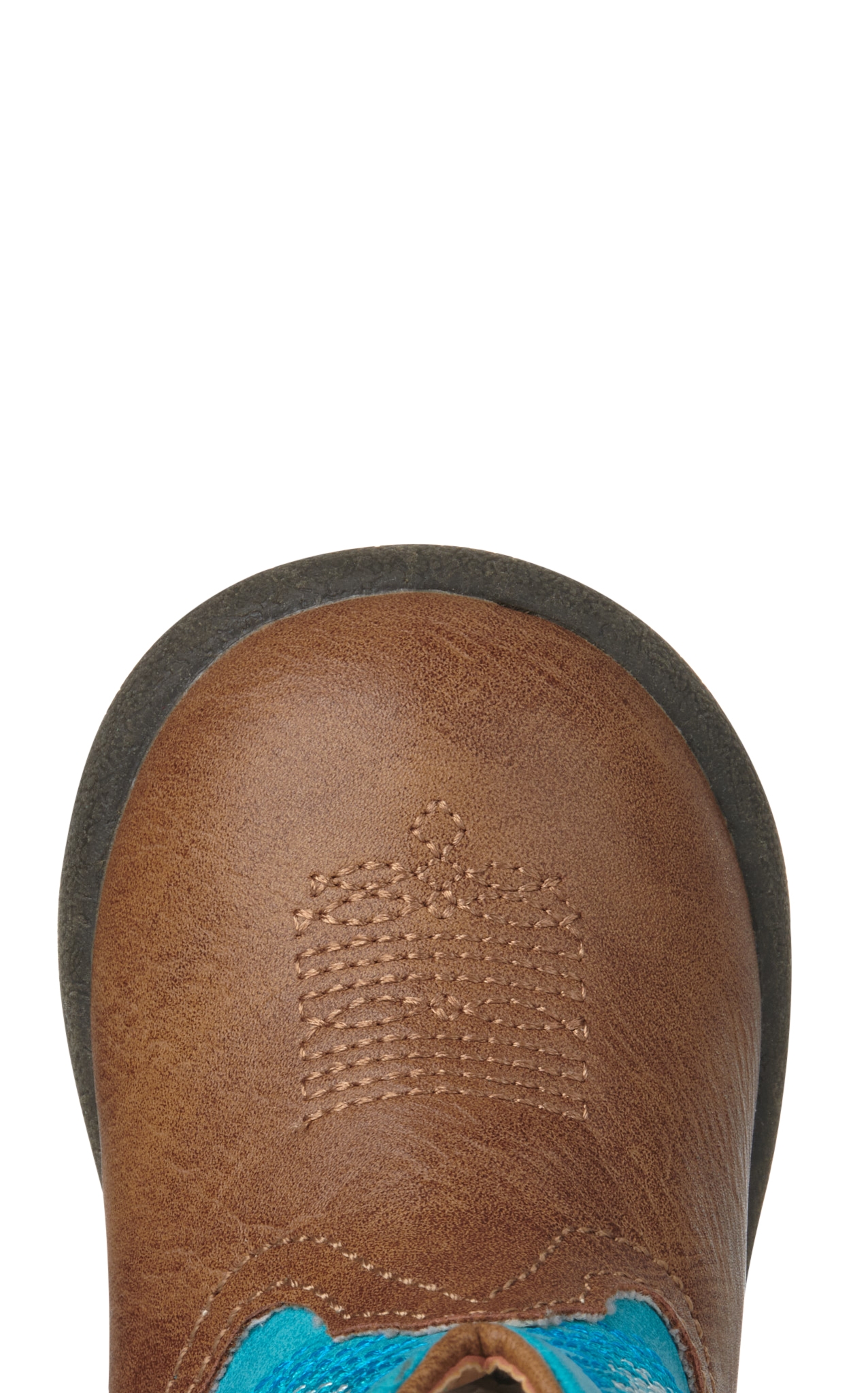 Roper Infant Tan and Blue Round Toe Cowboy Boots - Image 1