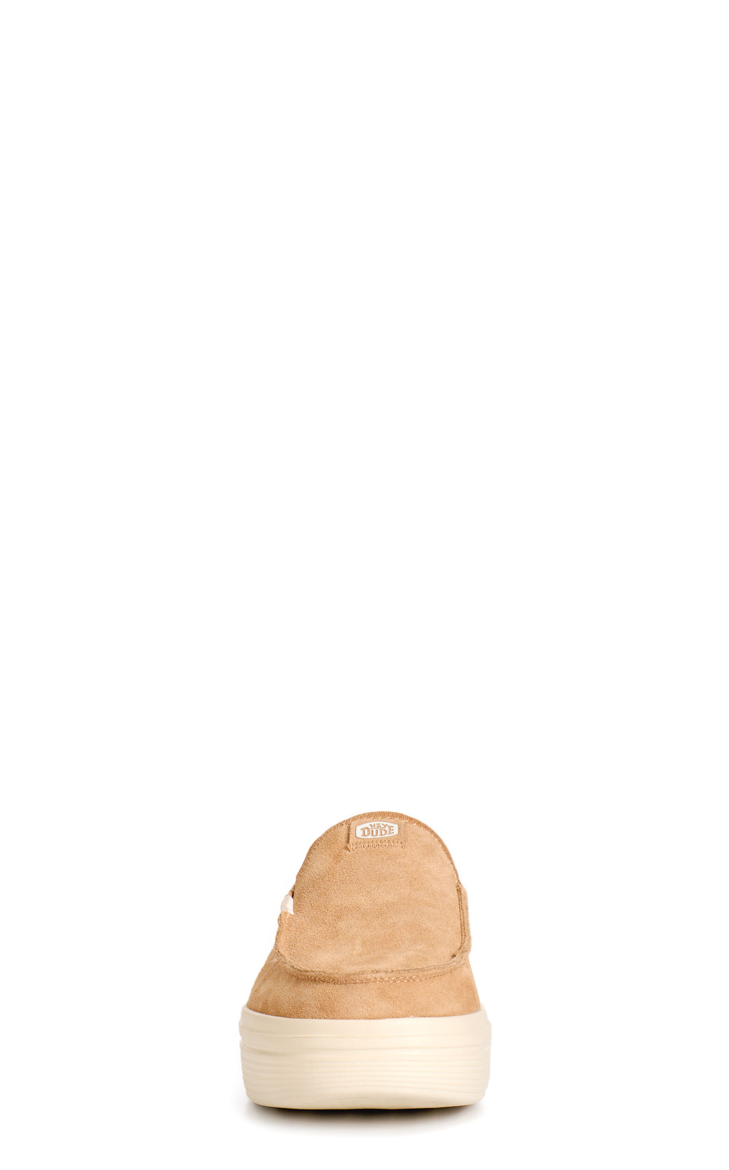 Hey Dude Women's Tan Suede Austin Lift Classic Shoes  - Image 1