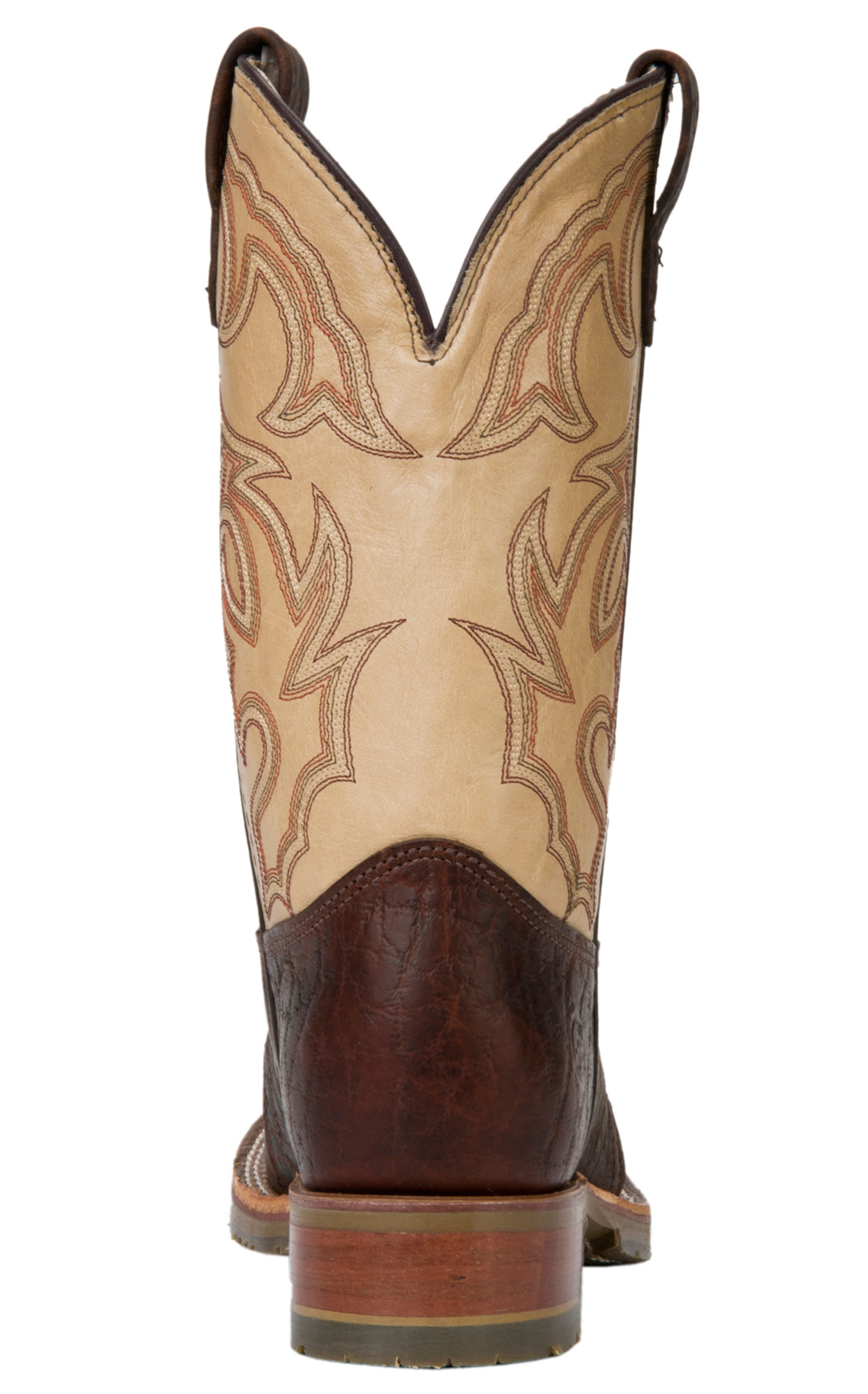 Double H Men's ICE Graham Brown Bison and Echo Taupe Square Toe Cowboy Boots - Image 1