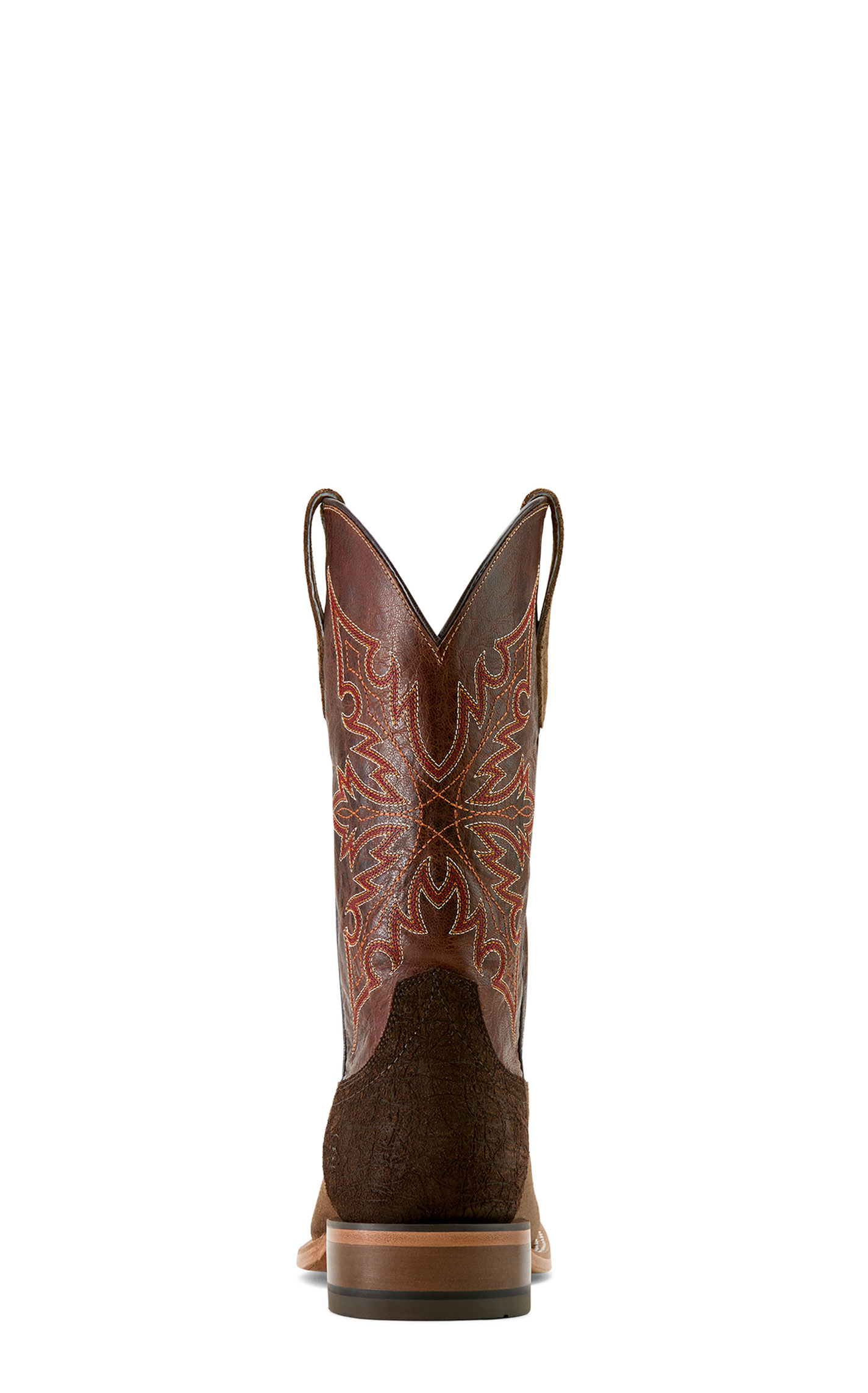Ariat Men's Ranch Suede Hickory Smoke Gritty Wide Square Toe Boots - Image 1