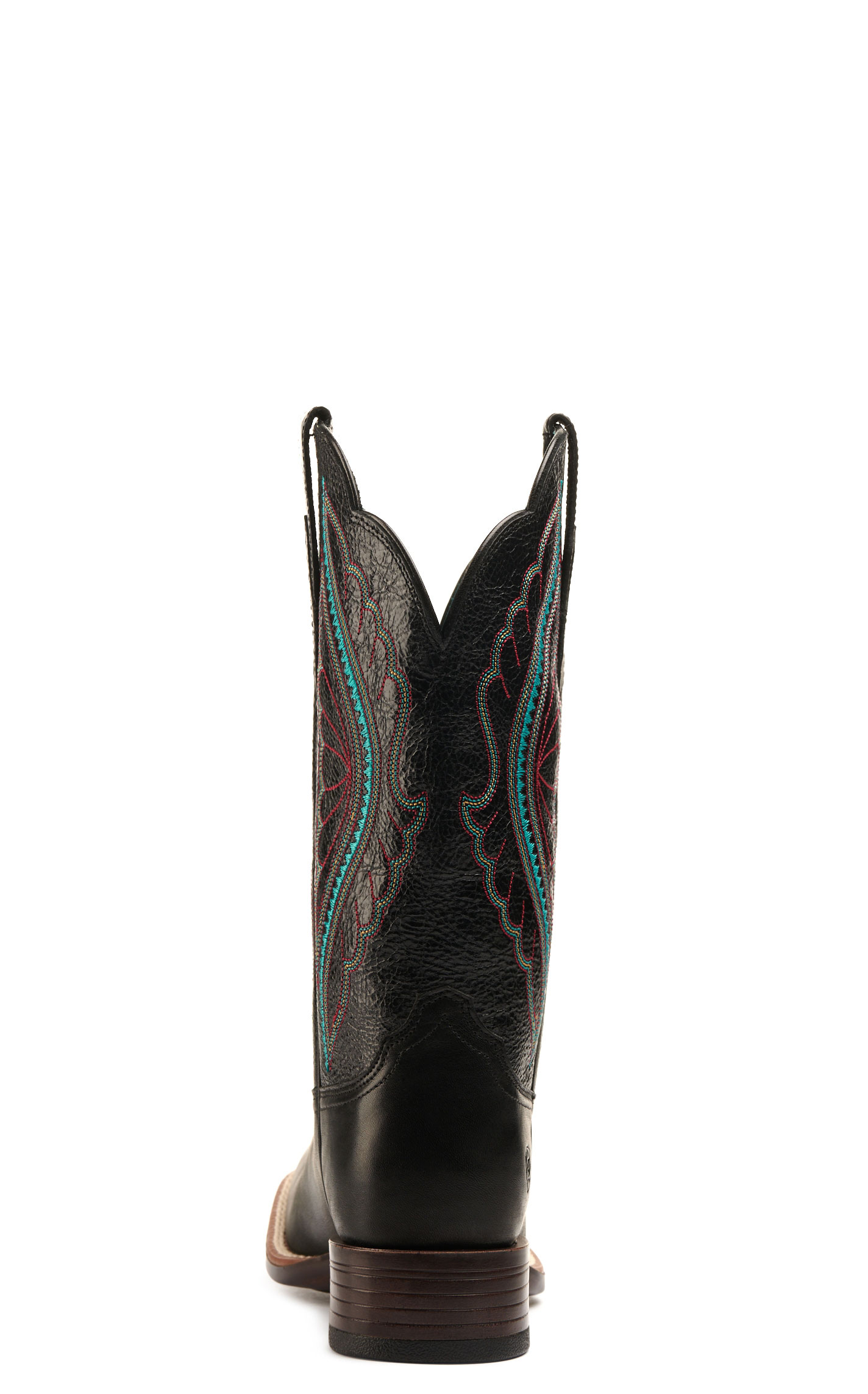 Ariat Women's PrimeTime True Black Bantamweight Wide Square Toe Cowboy Boot - Image 1