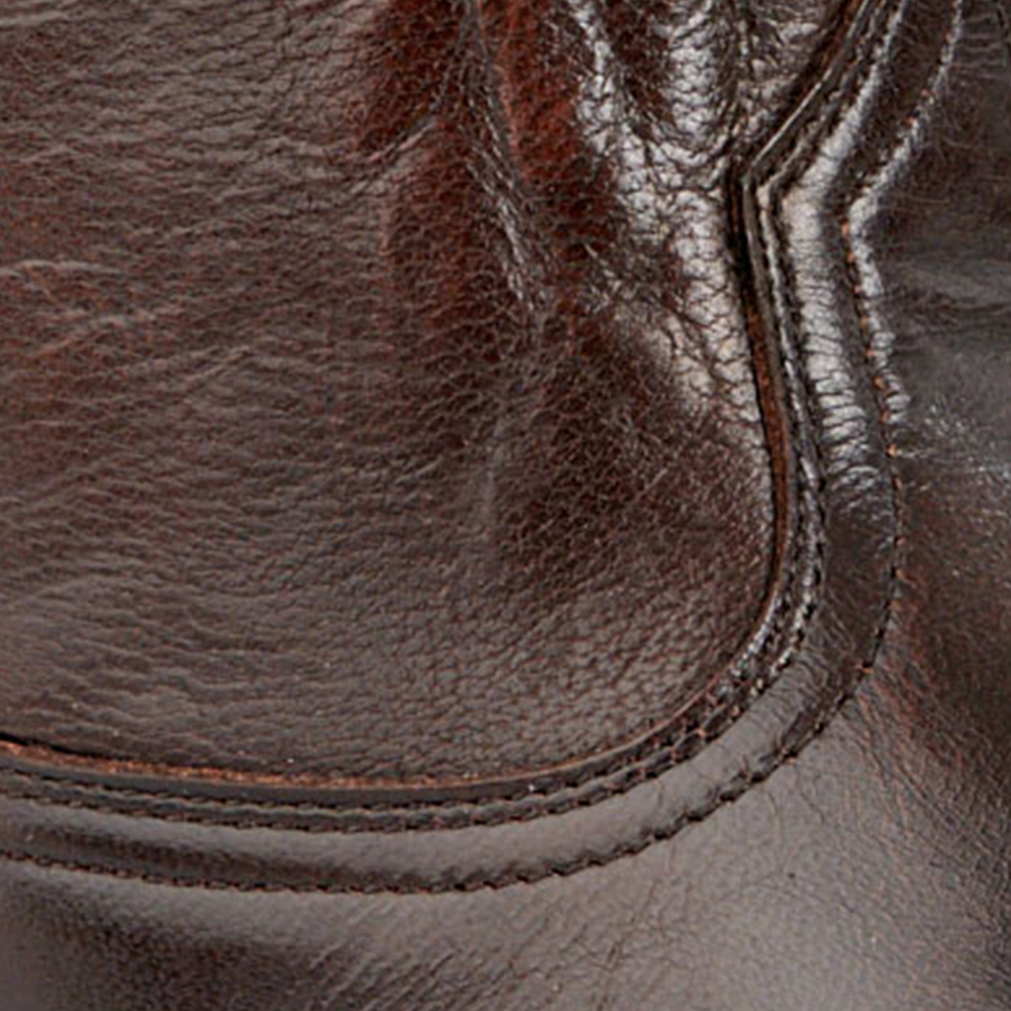 JRC & Sons Men's Kingston Brush Off Goat Leather Round Toe Roper Boot in Chocolate - Image 1