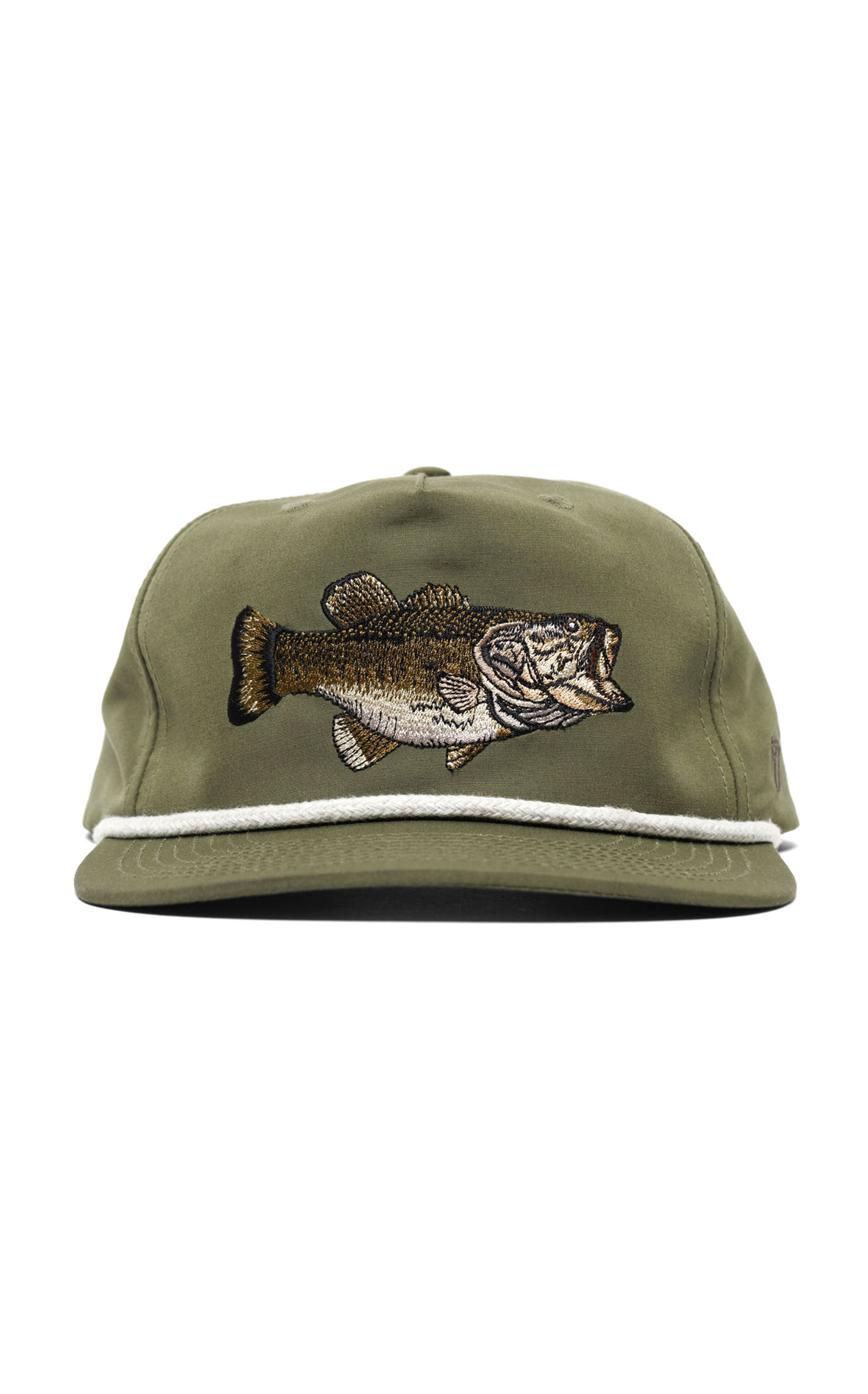 Duck Camp Moss Green Embroidered Bass Cap - Image 1