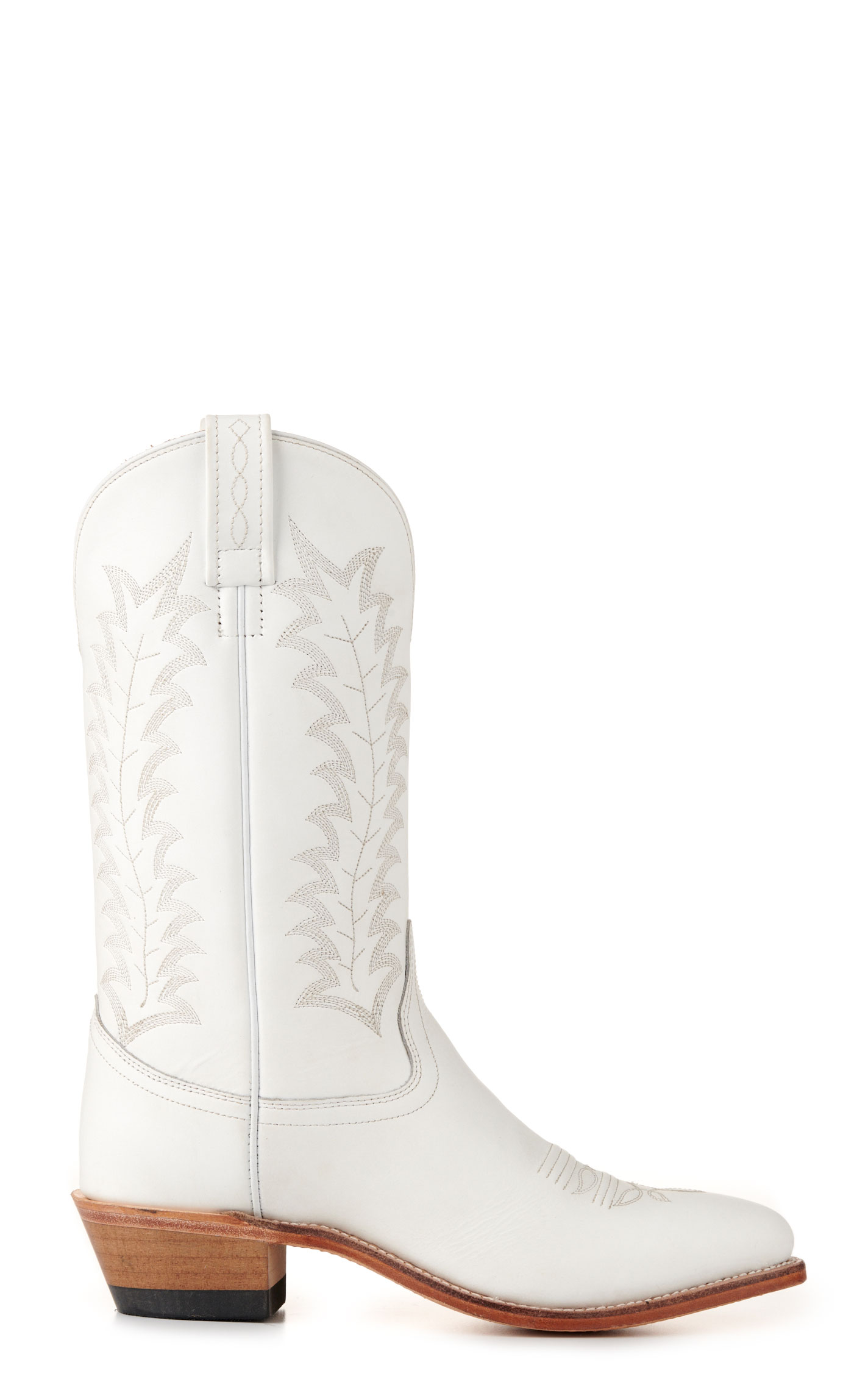 Old West Women's White R-Toe Cowboy Boots - Image 1