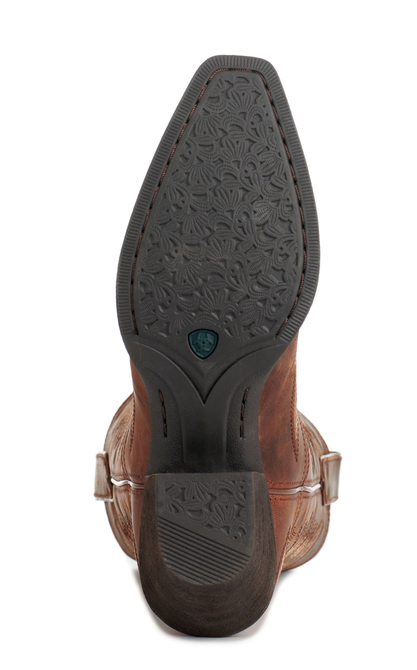 Ariat Women's Round Up Collins Rafter Tan Snip Toe Cowboy Boots - Image 1