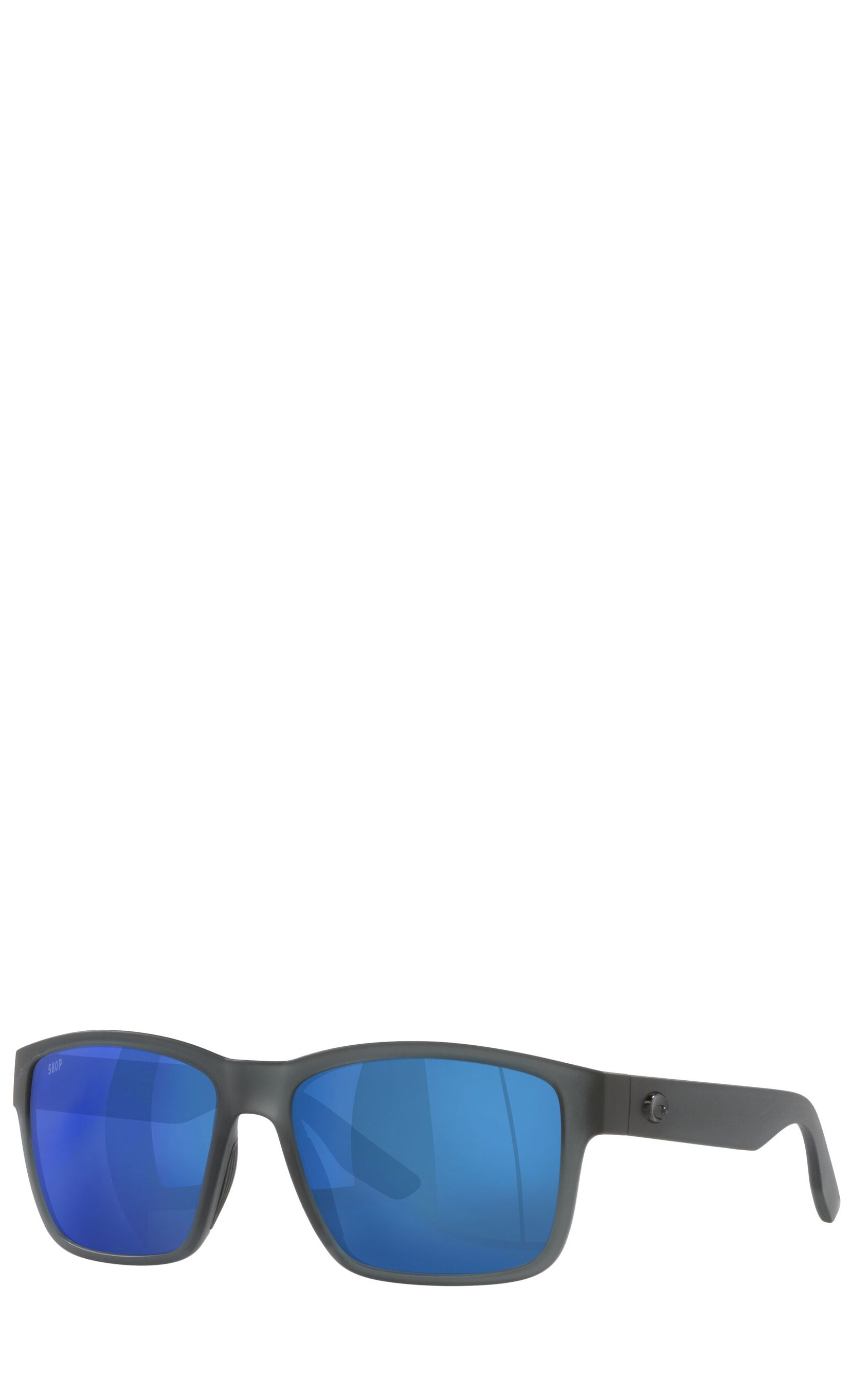 Costa Paunch Matte Smoke Crystal with Blue Mirror Polarized Polycarbonate Lenses Sunglasses - Image 1