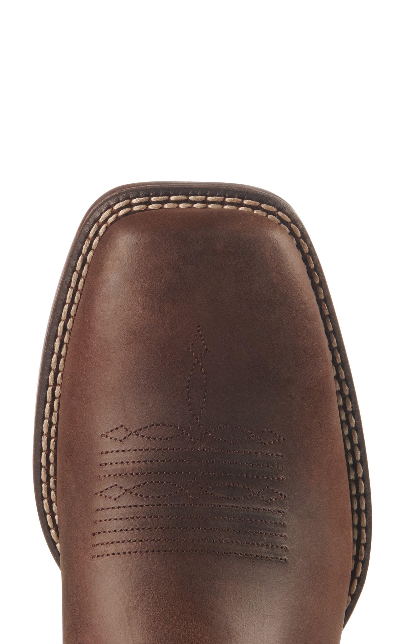 Ariat Men's Dash VentTEK Ultra Distressed Brown Bantamweight Square Toe Cowboy Boots - Image 1