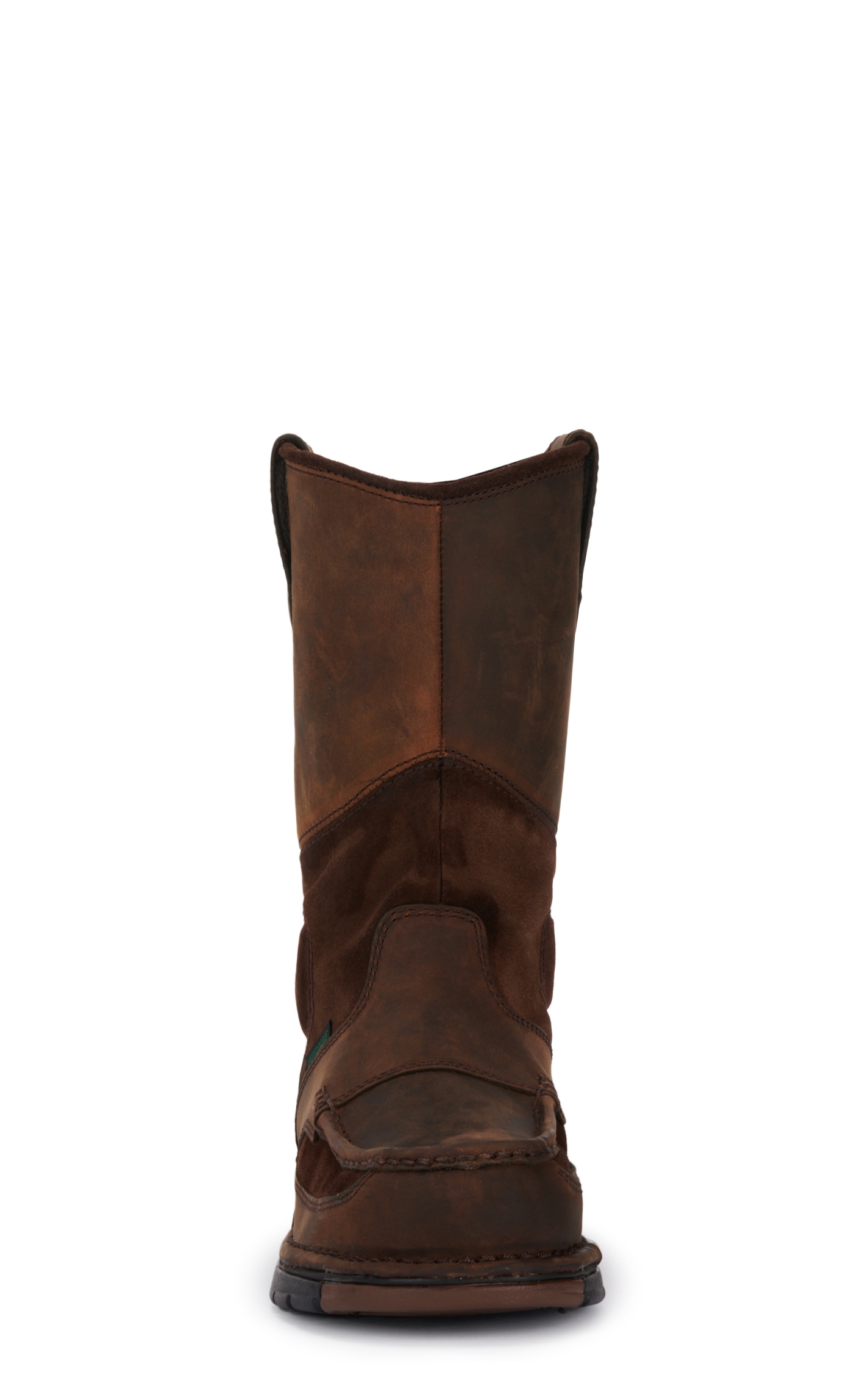 Georgia Men's Athens Brown Waterproof Wellington Moc Toe Work Boot - Image 1