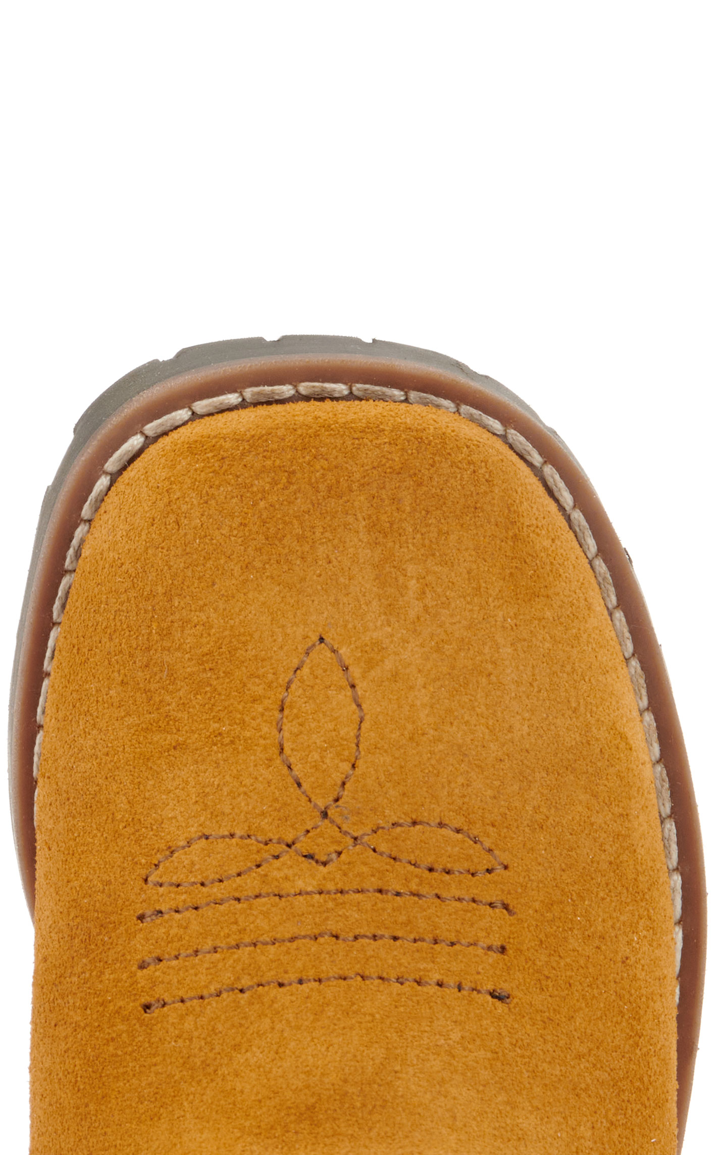 Smoky Mountain Toddler Autry Camel Roughout and Light Navy Wide Square Toe Cowboy Boots - Image 1