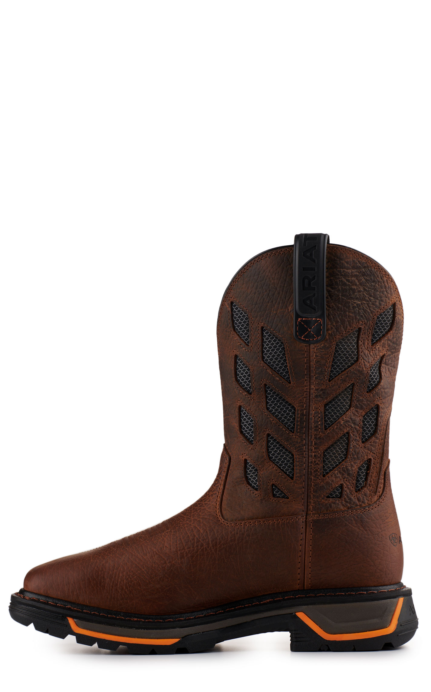Ariat Men's Big Rig Tread Earth Brown VentTEK Wide Square Composite Toe Work Boot - Image 1
