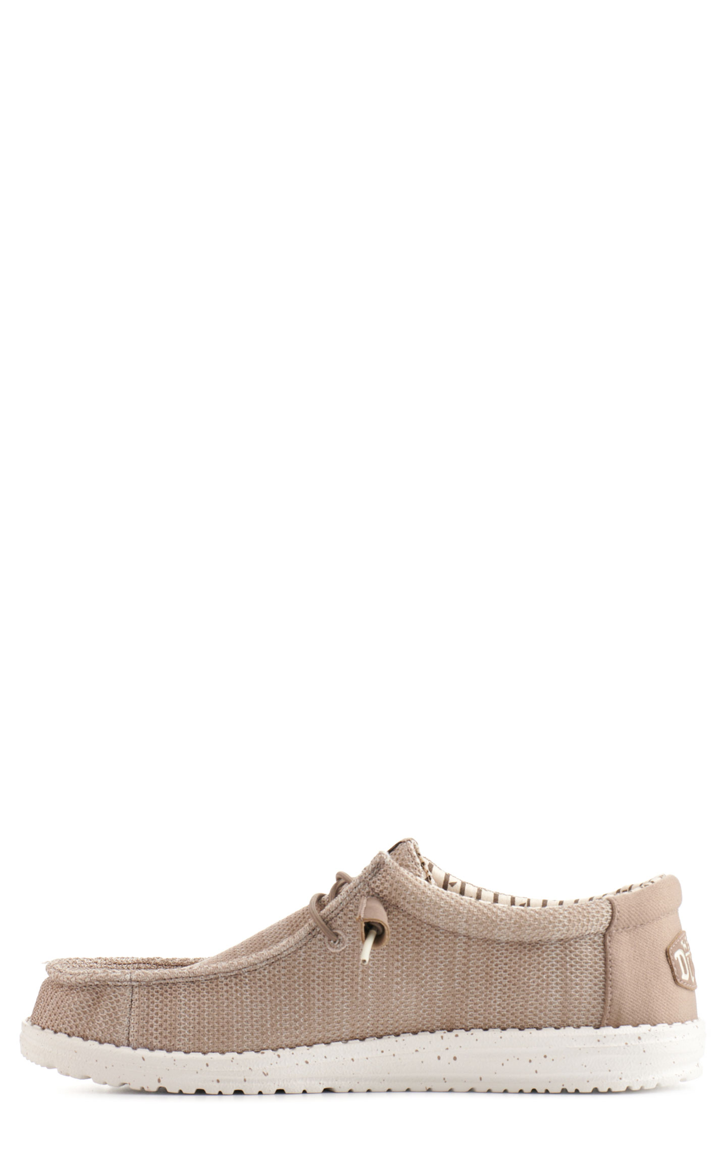Hey Dude Men's Wally Stretch Sox Tan Moc Toe Casual Shoes - Image 1