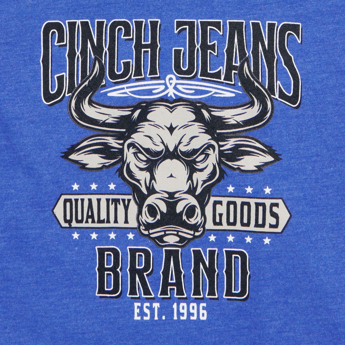 Cinch Boy's Royal Blue Graphic T-Shirt - Image 1