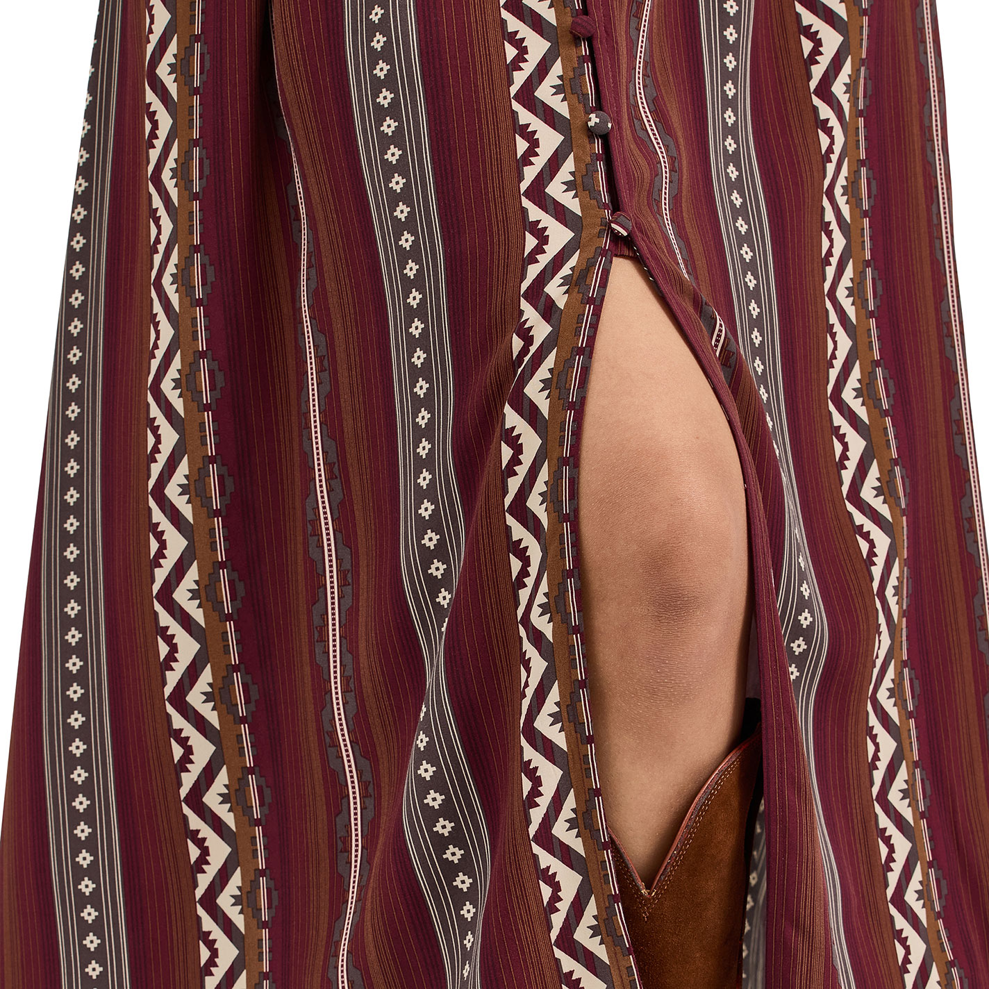 Wrangler Retro Women's Chocolate Aztec Stripe Dress - Image 3