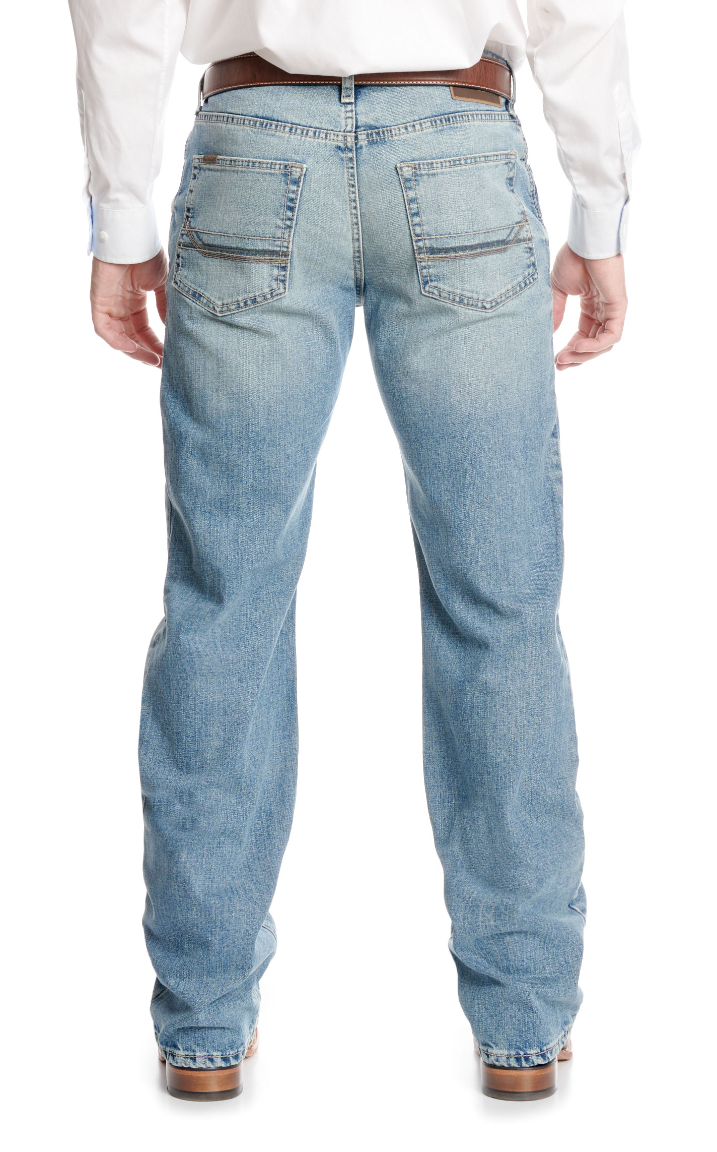 Ariat Men's M5 Dayne Shasta Light Wash Straight Jeans - Image 1