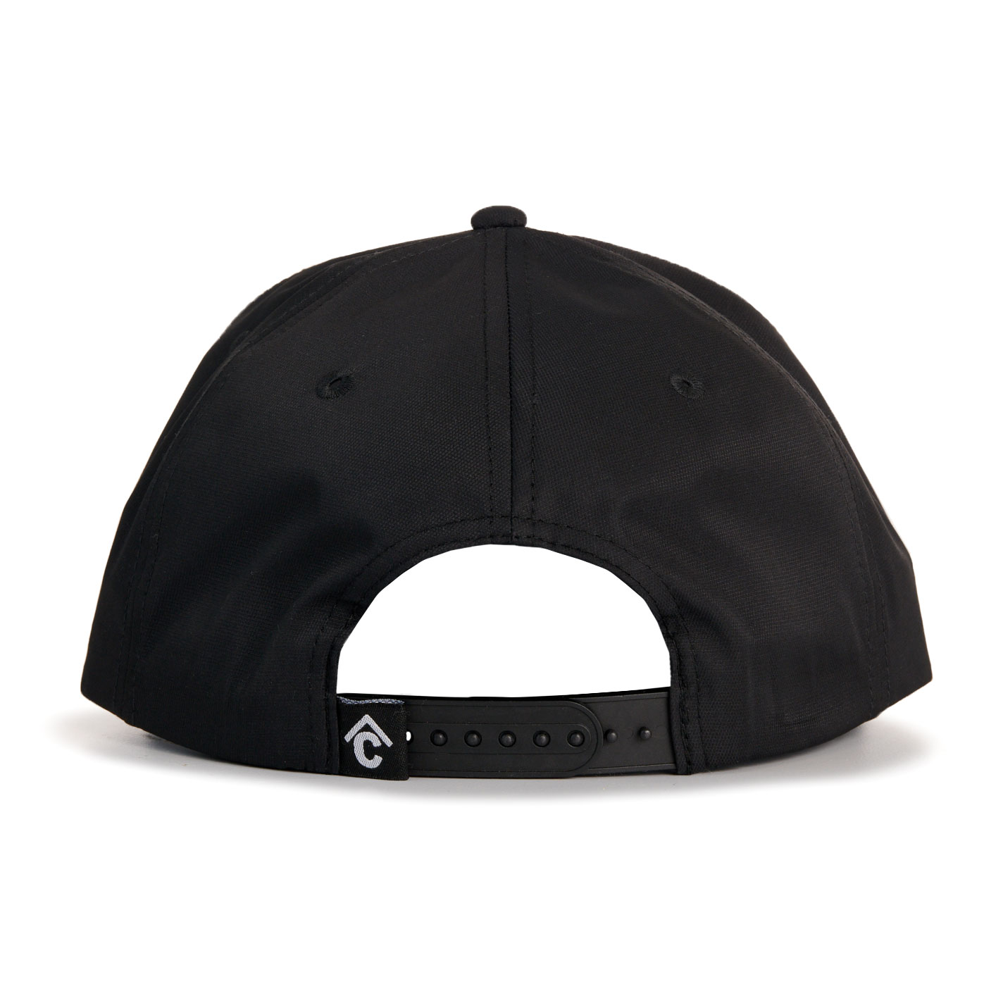 Cavender's Black & White Embroidered Logo Rope Flat Bill Cap - Image 1