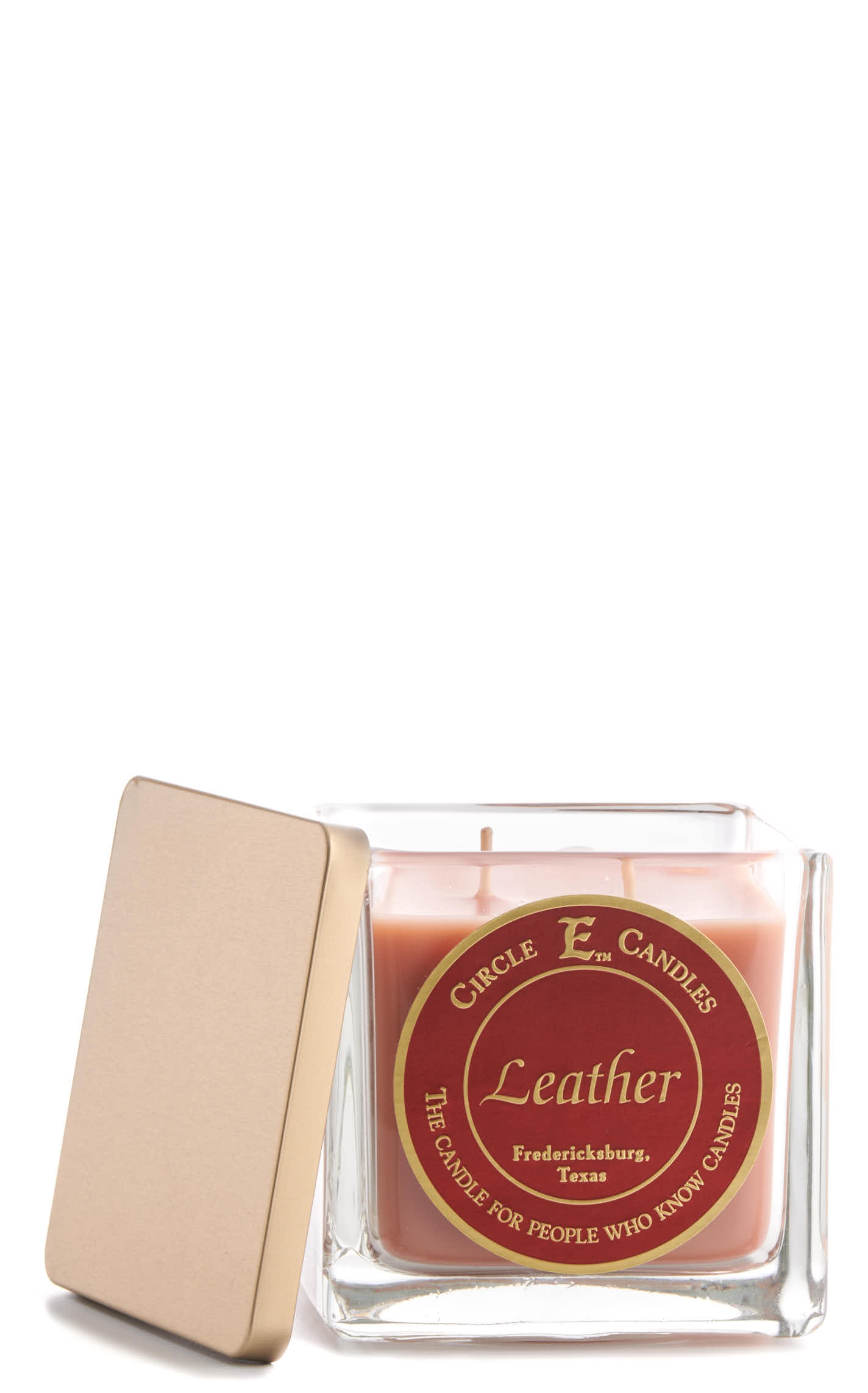 Circle E Leather 22 Oz Candle - Image 1