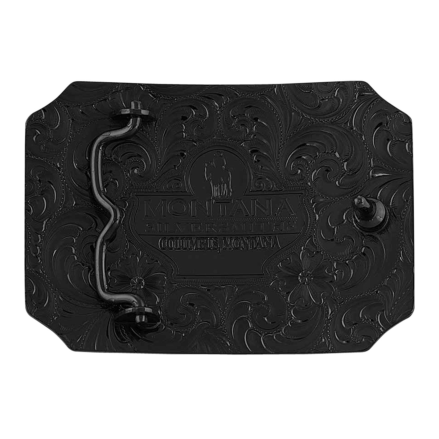 Montana Silversmiths Dawn's Early Light Gunmetal Belt Buckle - Image 1
