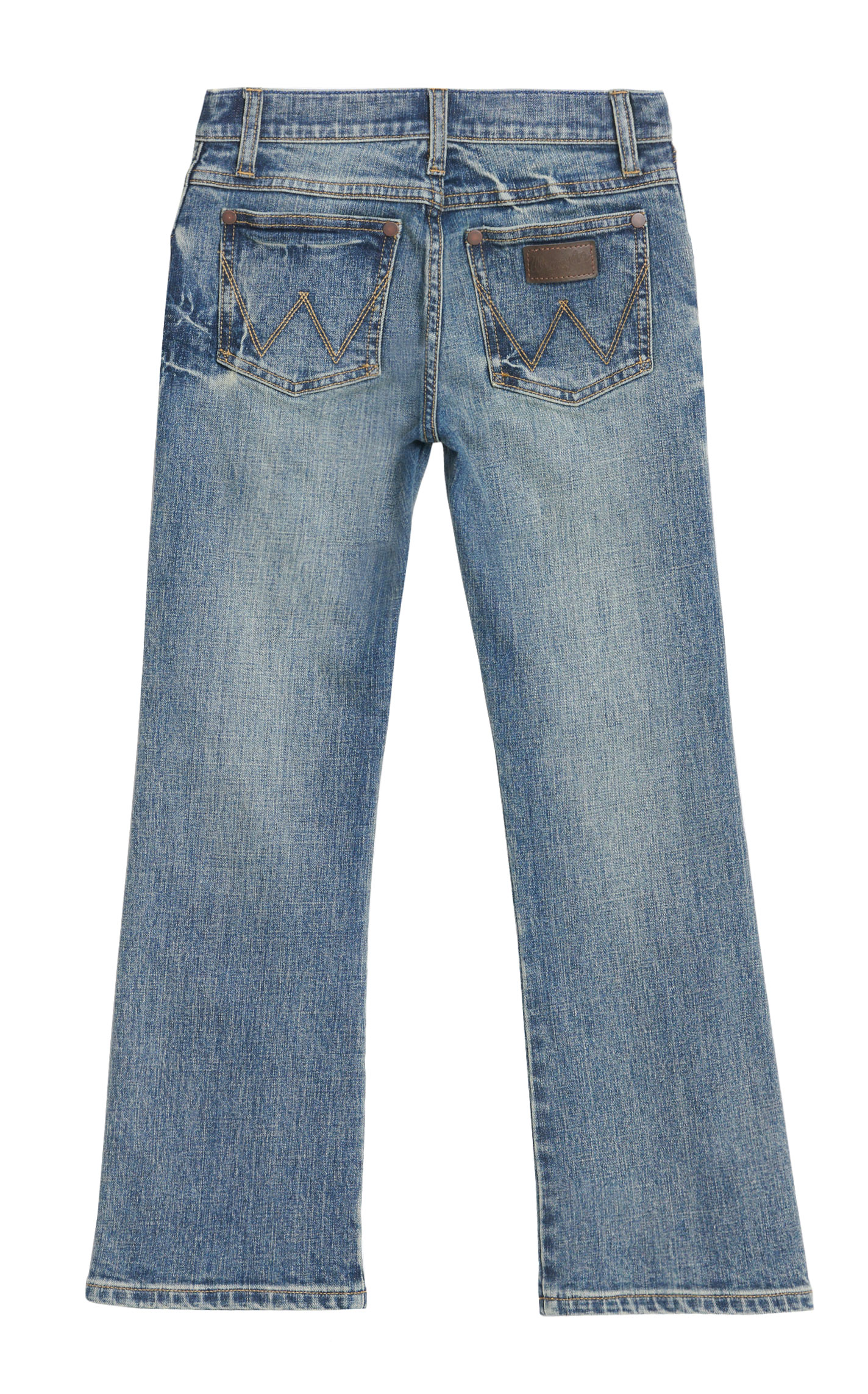 Wrangler Retro Boy's Greeley 77B Light Wash Slim Fit Boot Cut Jeans (8-16) - Image 1