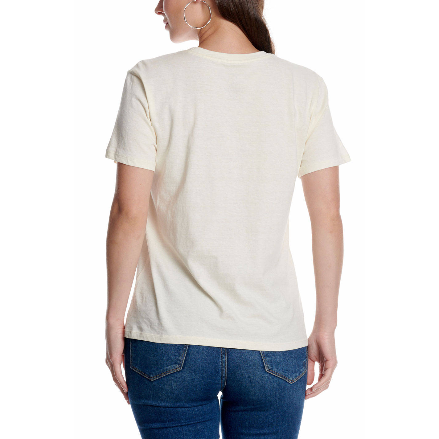 Rock & Roll Women's Vintage Cream Cowgirl Graphic T-Shirt - Image 1