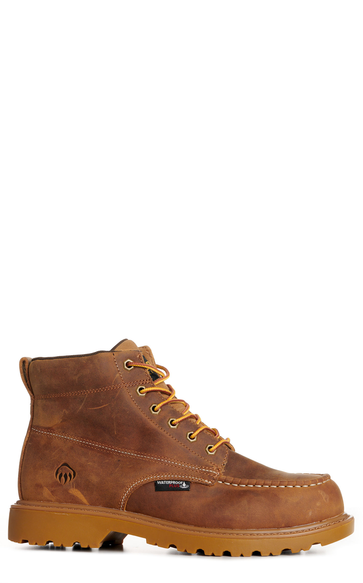 Wolverine Men's Floorhand Tan Moc Steel Toe Work Boots - Image 3