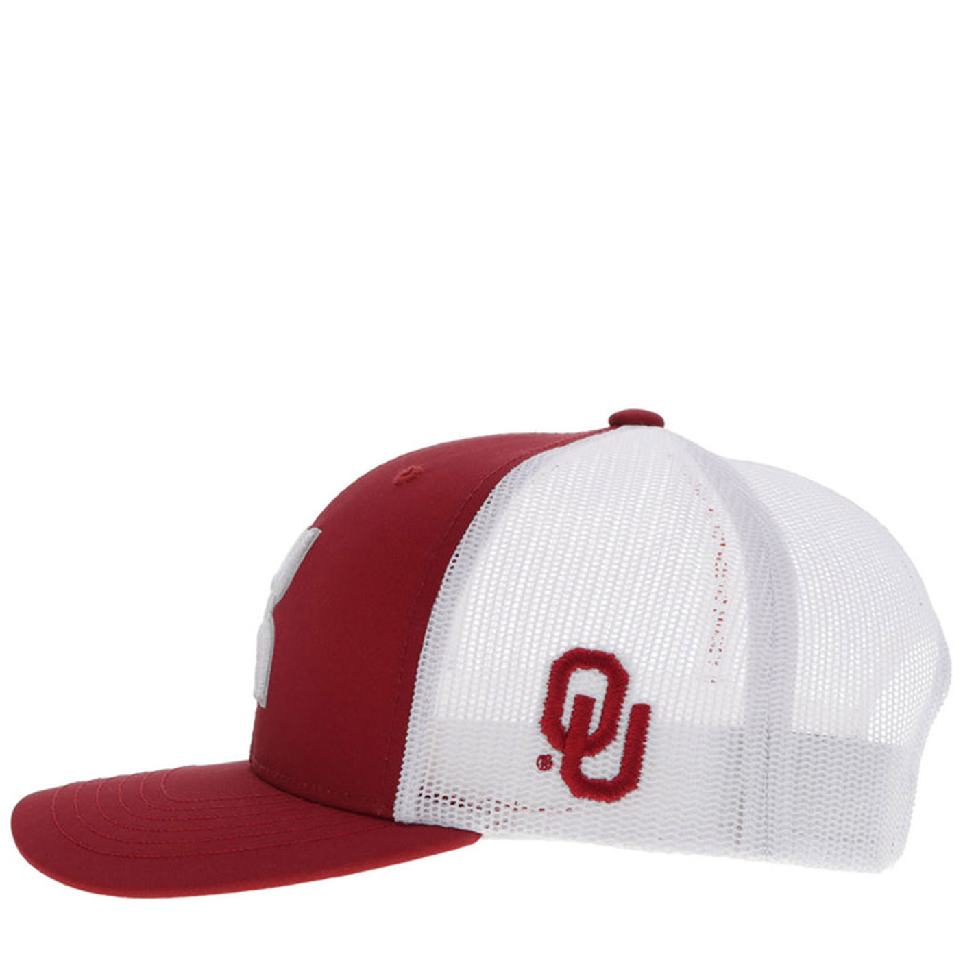 Hooey Collegiate Collection Men's Red & White OU Logo Cap - Image 1