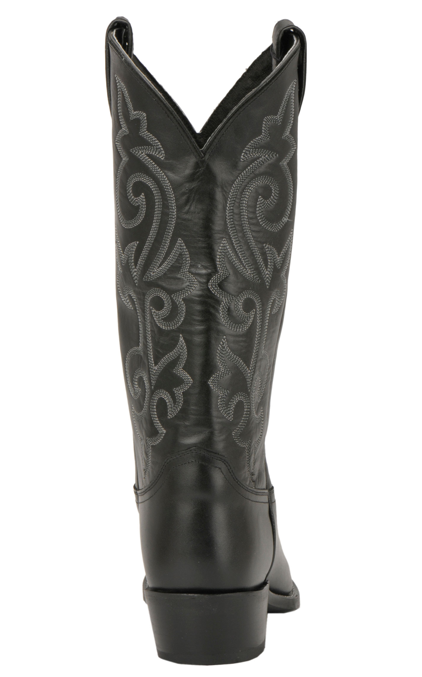 Justin Men's Black London Calf Classic Cowboy Boots - Image 1