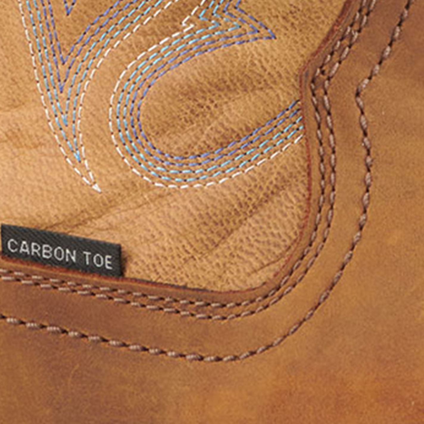 Ariat Men's WorkHog XT Cognac Waterproof Round Carbon Toe Work Boots - Image 1