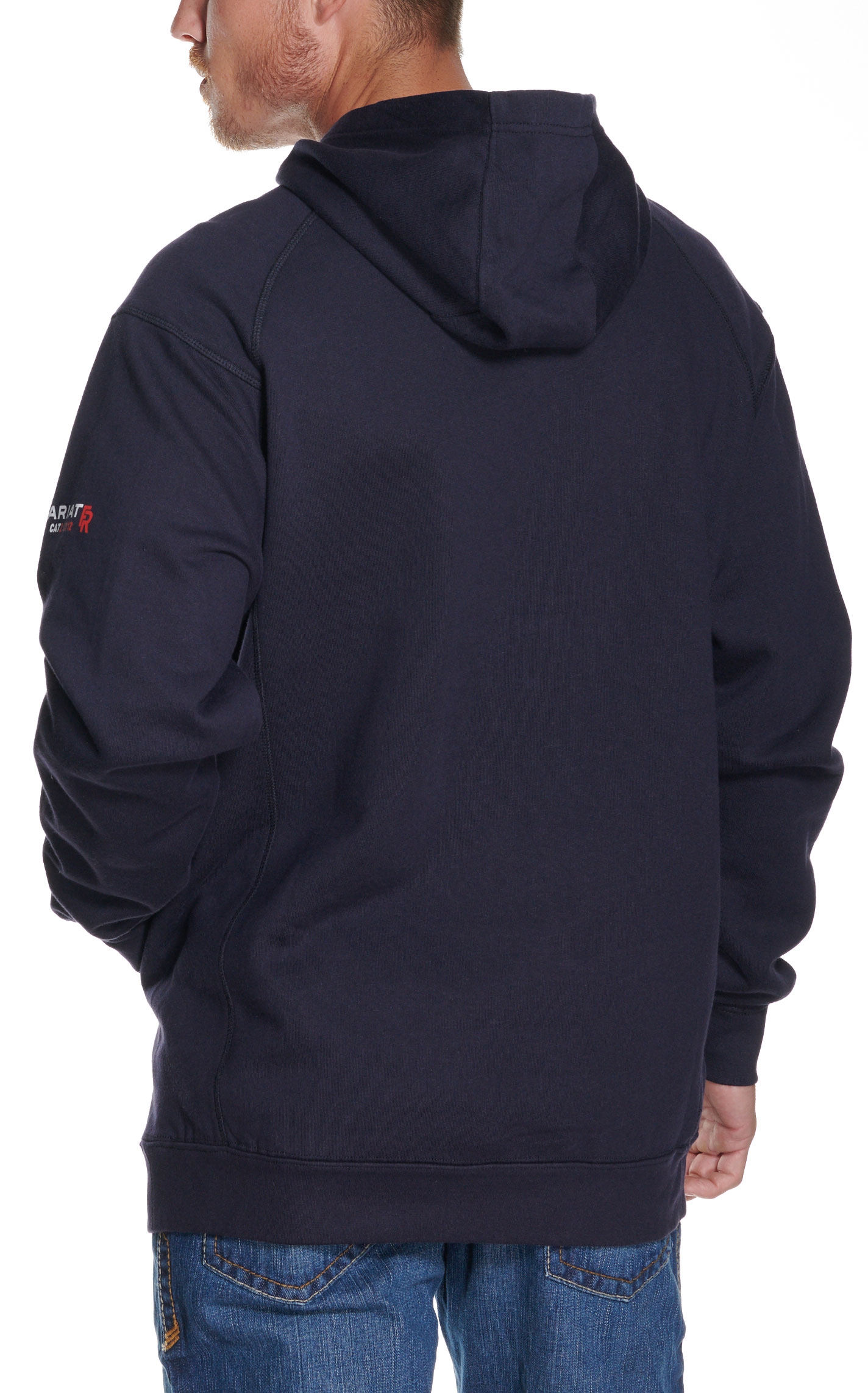 Ariat Men's FR Rev Navy CAT 2 Pullover Hoodie - Image 1