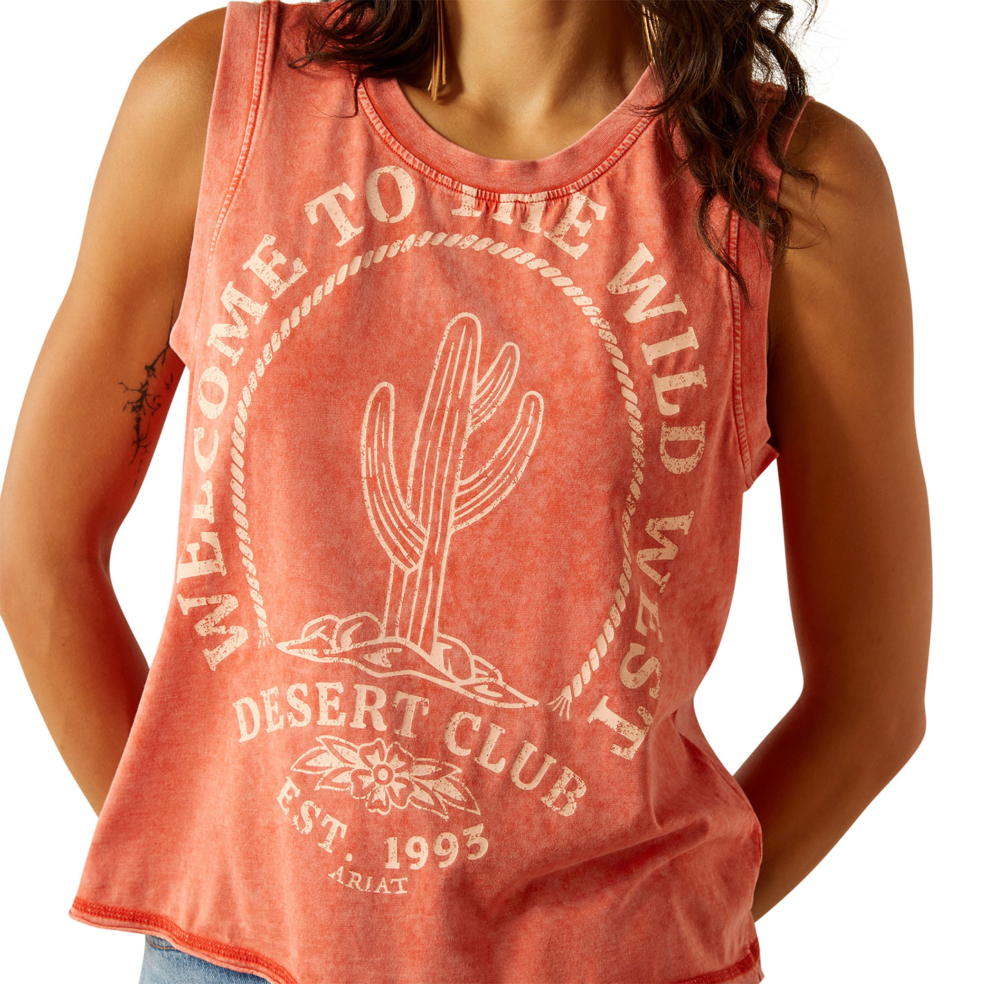 Ariat Women's Chili Pepper Desert Club Tank Top - Image 3