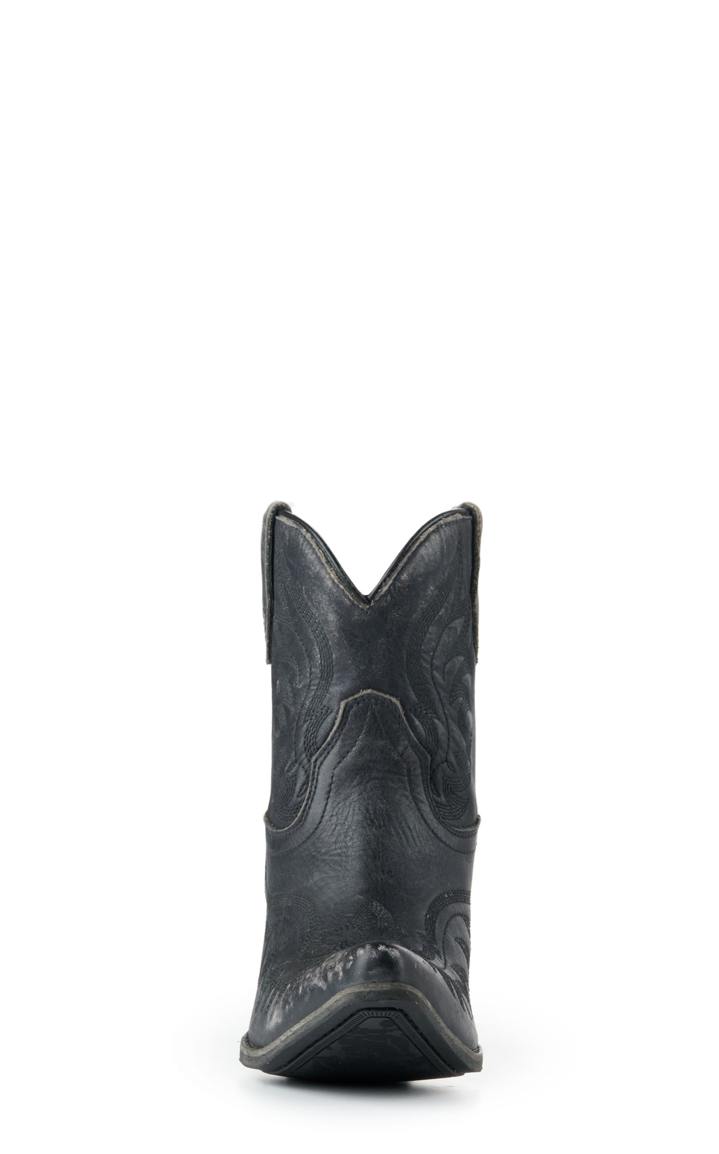 Ariat Women's Chandler Distressed Black Snip Toe Booties - Image 1