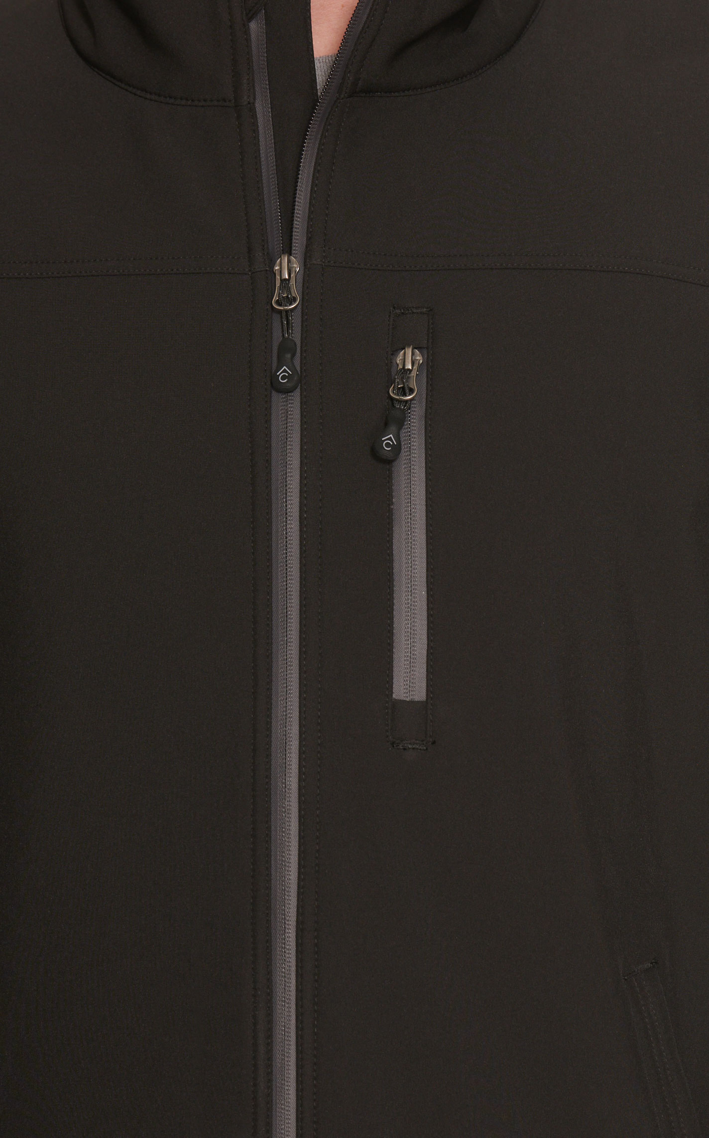 Rafter C Men's Black Bonded Jacket - Image 1
