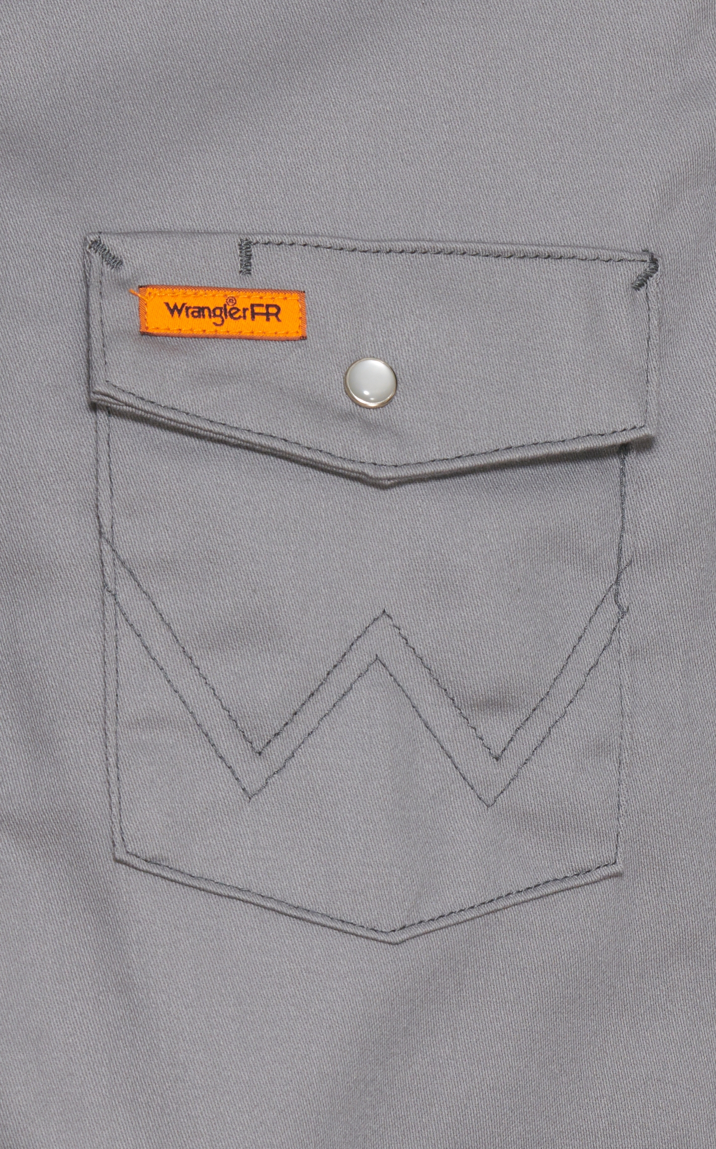 Wrangler Men's FR Gray Workshirt - Image 1