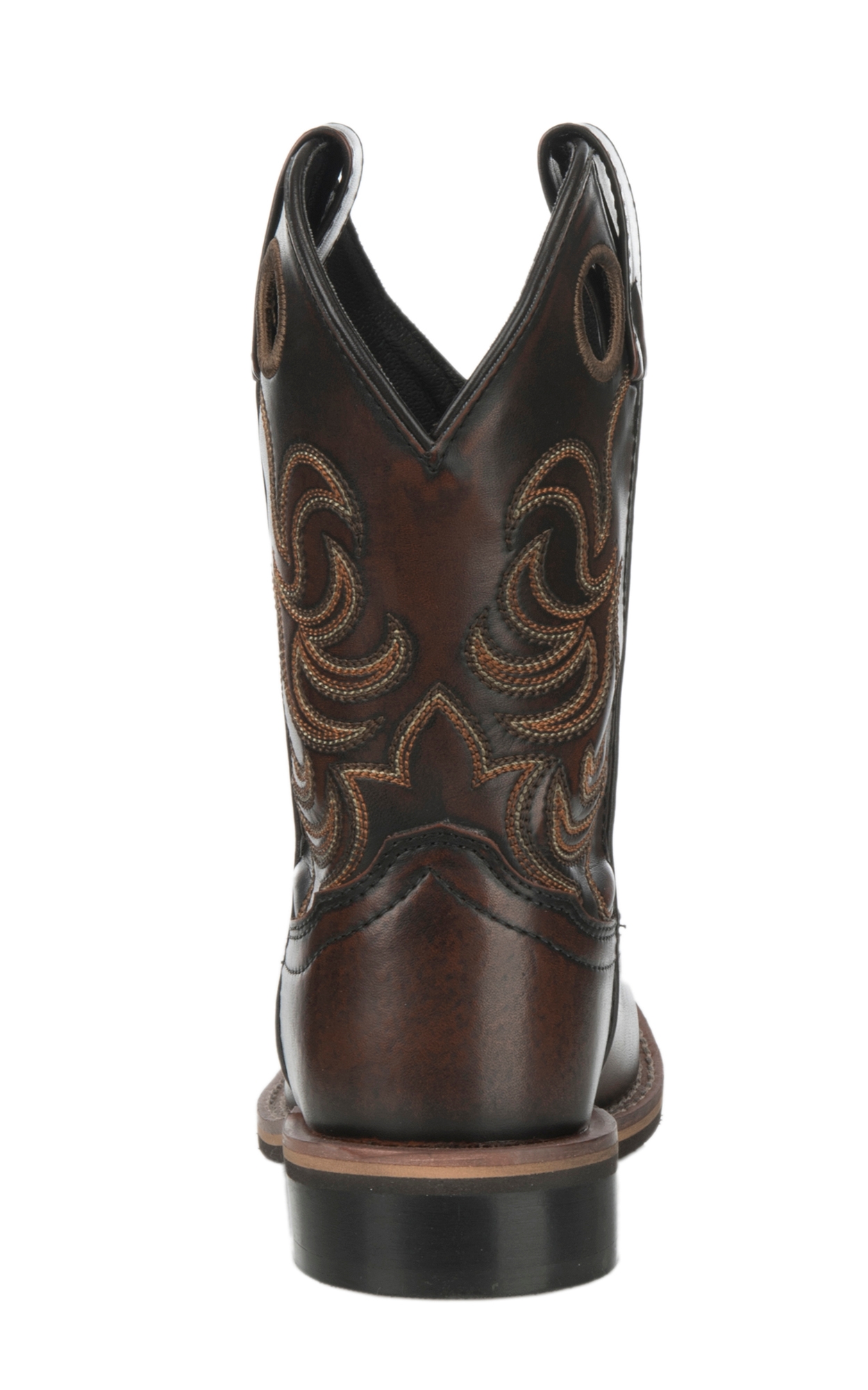 Smoky Mountain Youth Chocolate Wide Square Toe Cowboy Boots - Image 1