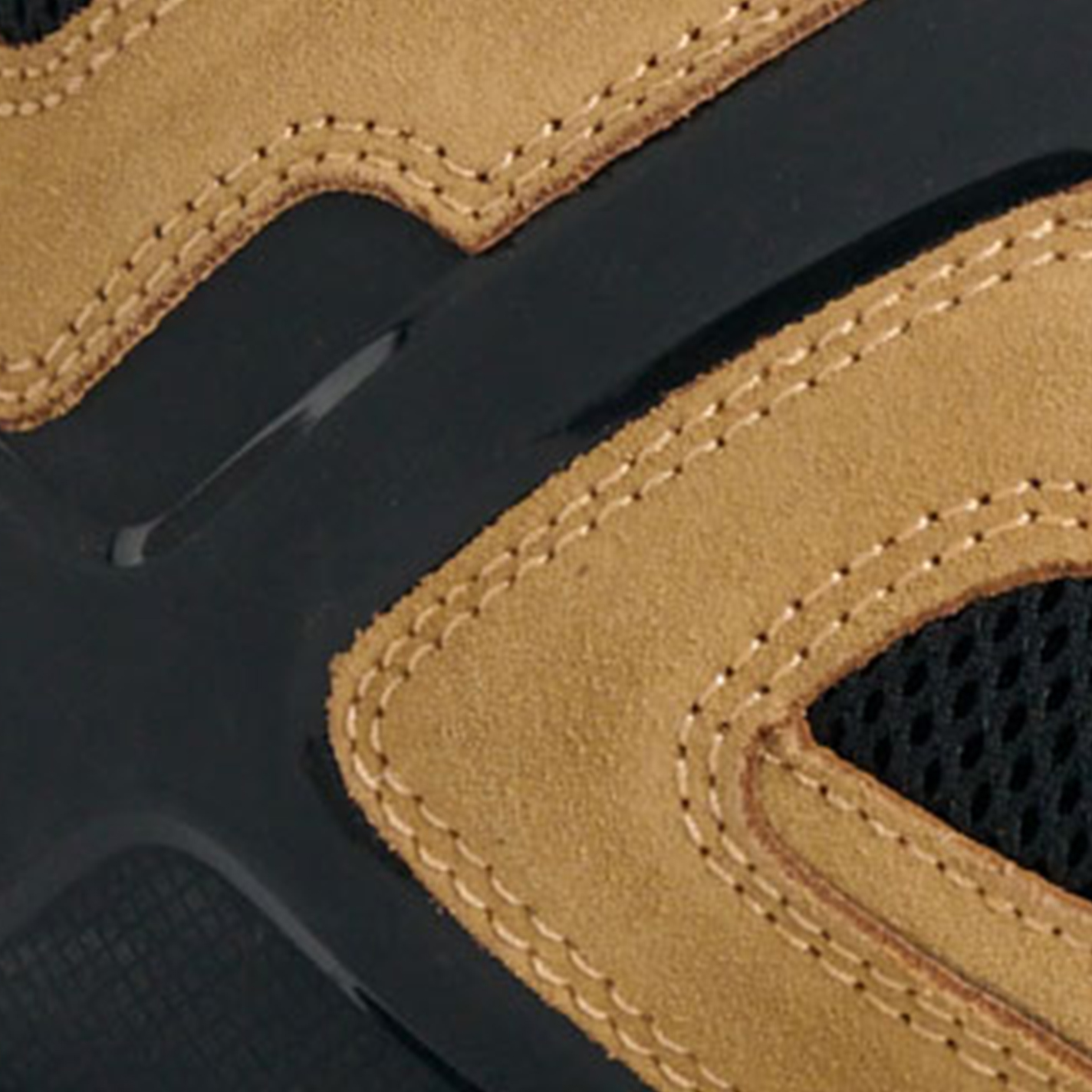 Terra Men’s Tan Suede and Black Cobalt 6” Composite Toe Safety Work Boots - Image 1