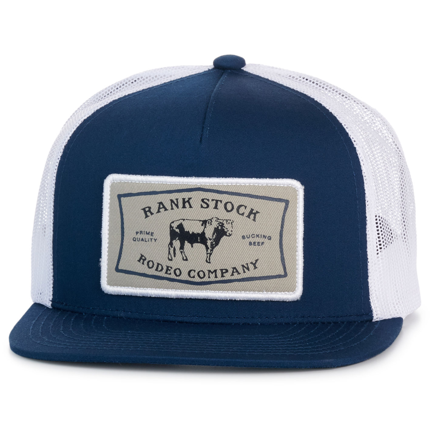 Hooey Men's Navy & White Logo Patch Cap - Image 1