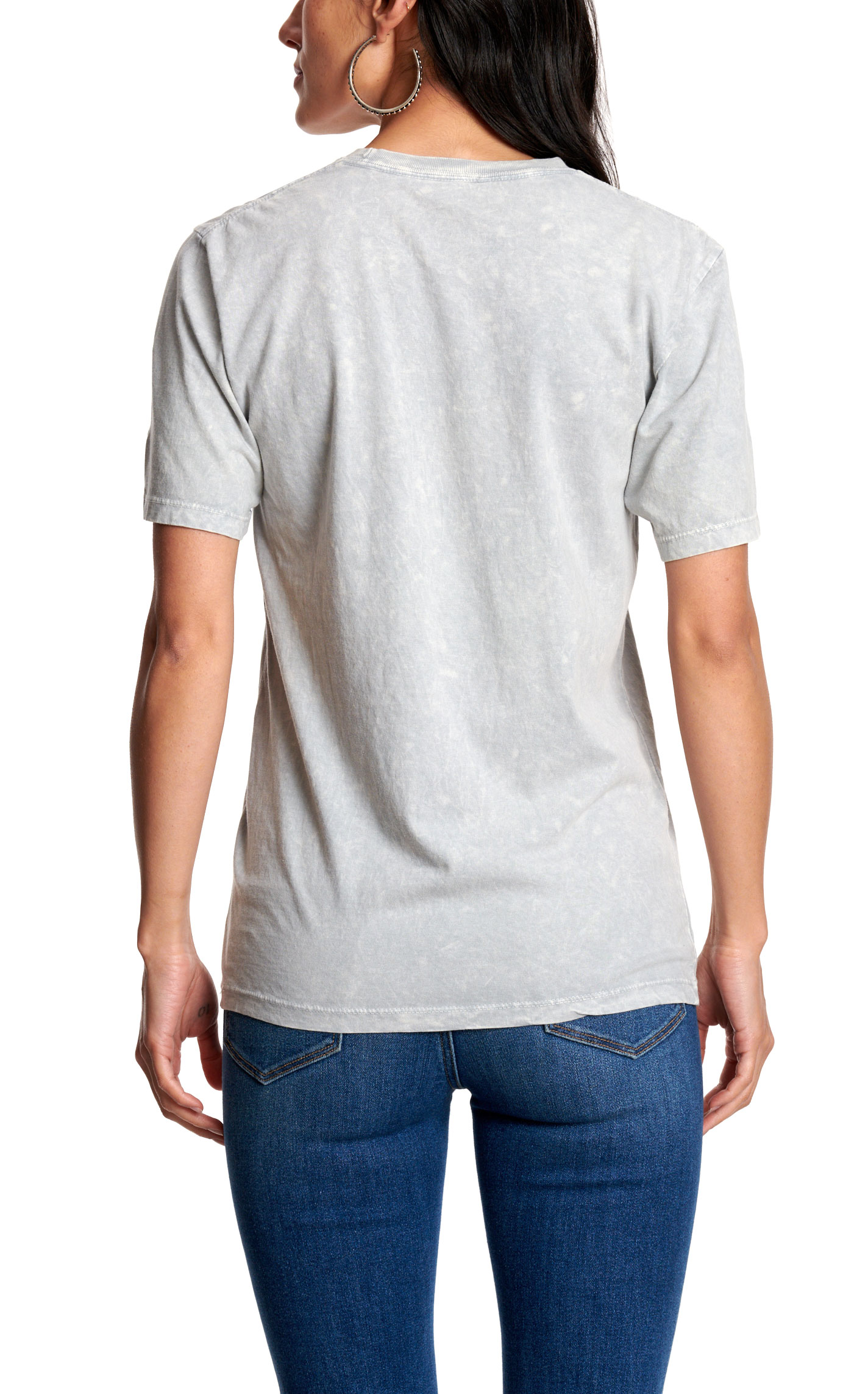 Lotus Fashion Women's Light Gray Giddy-Up Graphic T-Shirt - Image 3