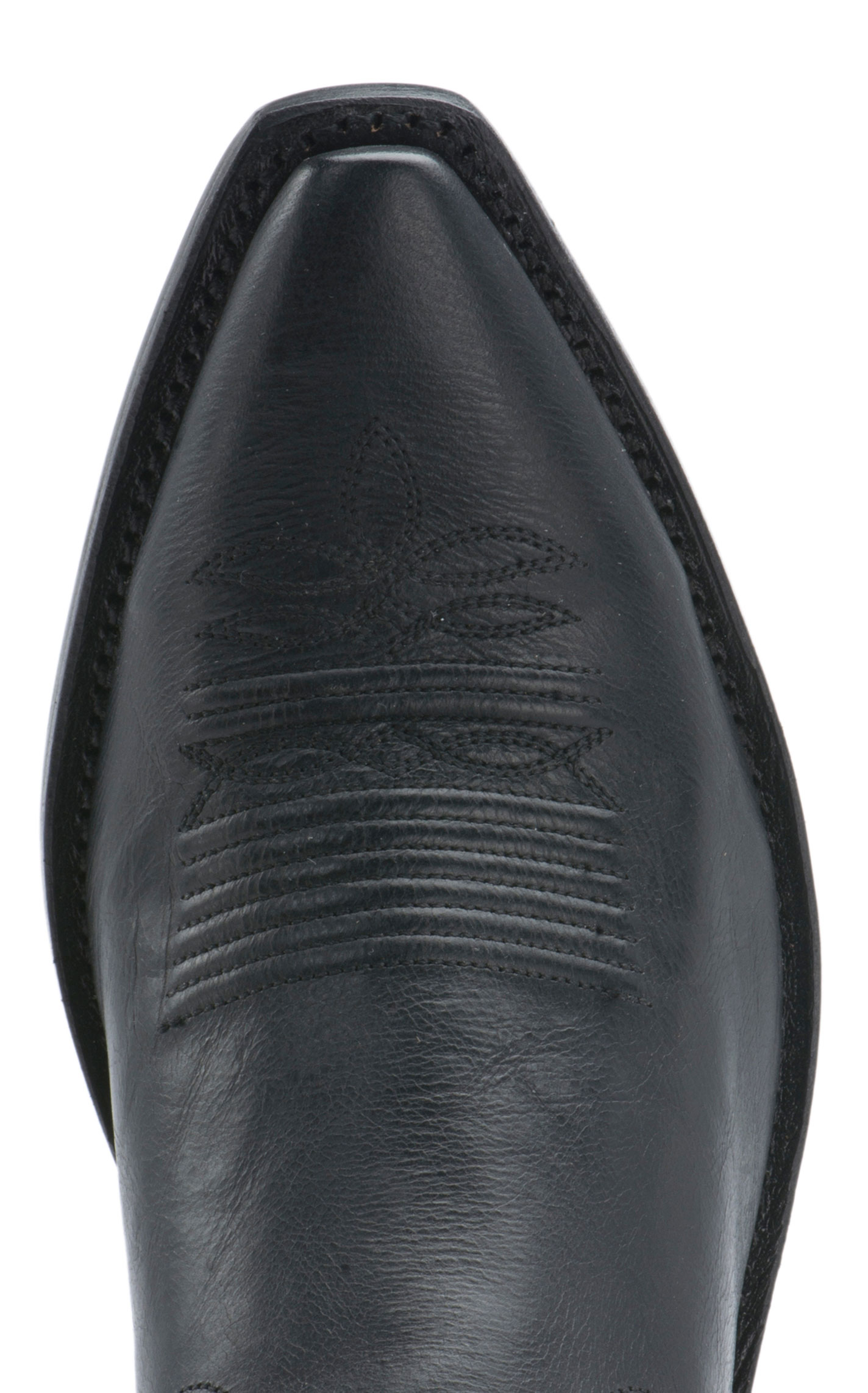 Old West Women's Classic Black Vineyard Snip Toe Cowboy Boot - Image 1