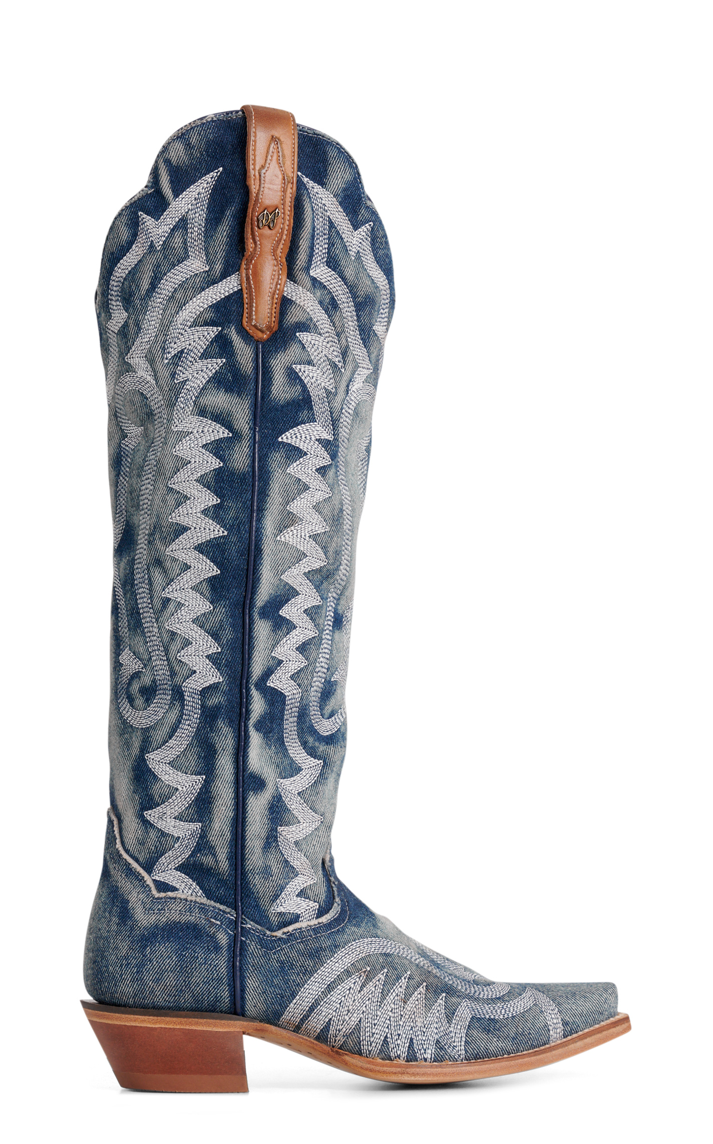 Dan Post Women's Denim Darlin' Snip Toe Cowboy Boots - Image 1
