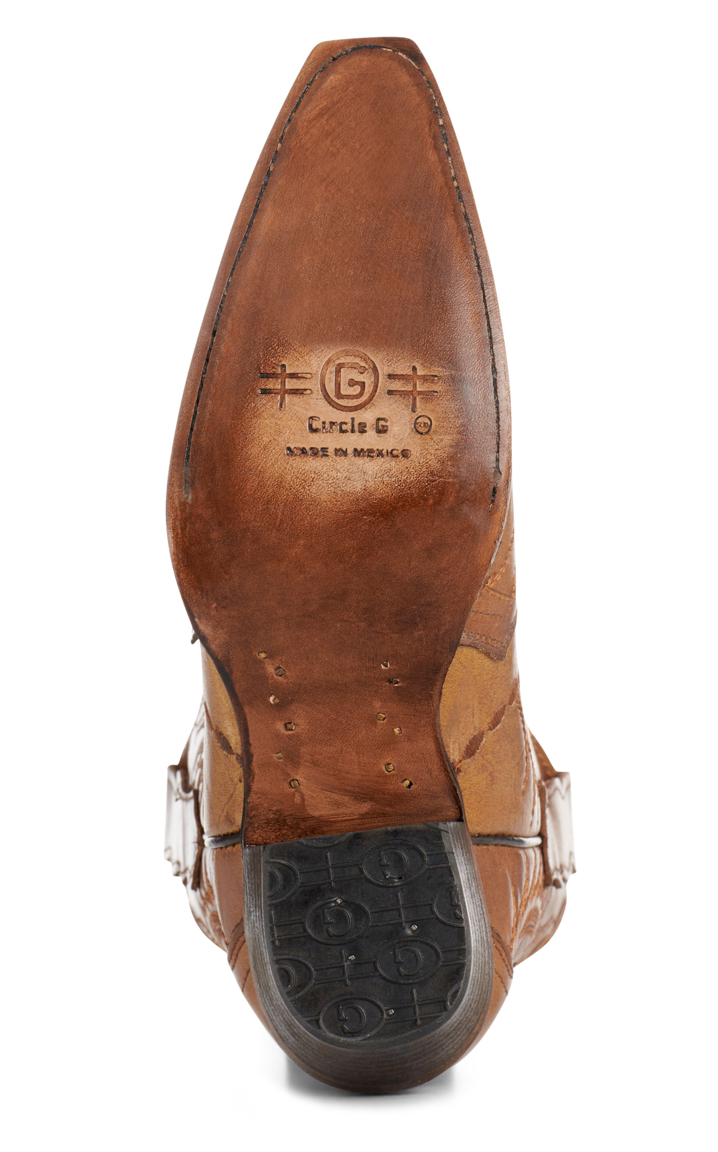 Circle G By Corral Women's Honey Stitched Ankle Snip Toe Cowboy Boots - Image 1