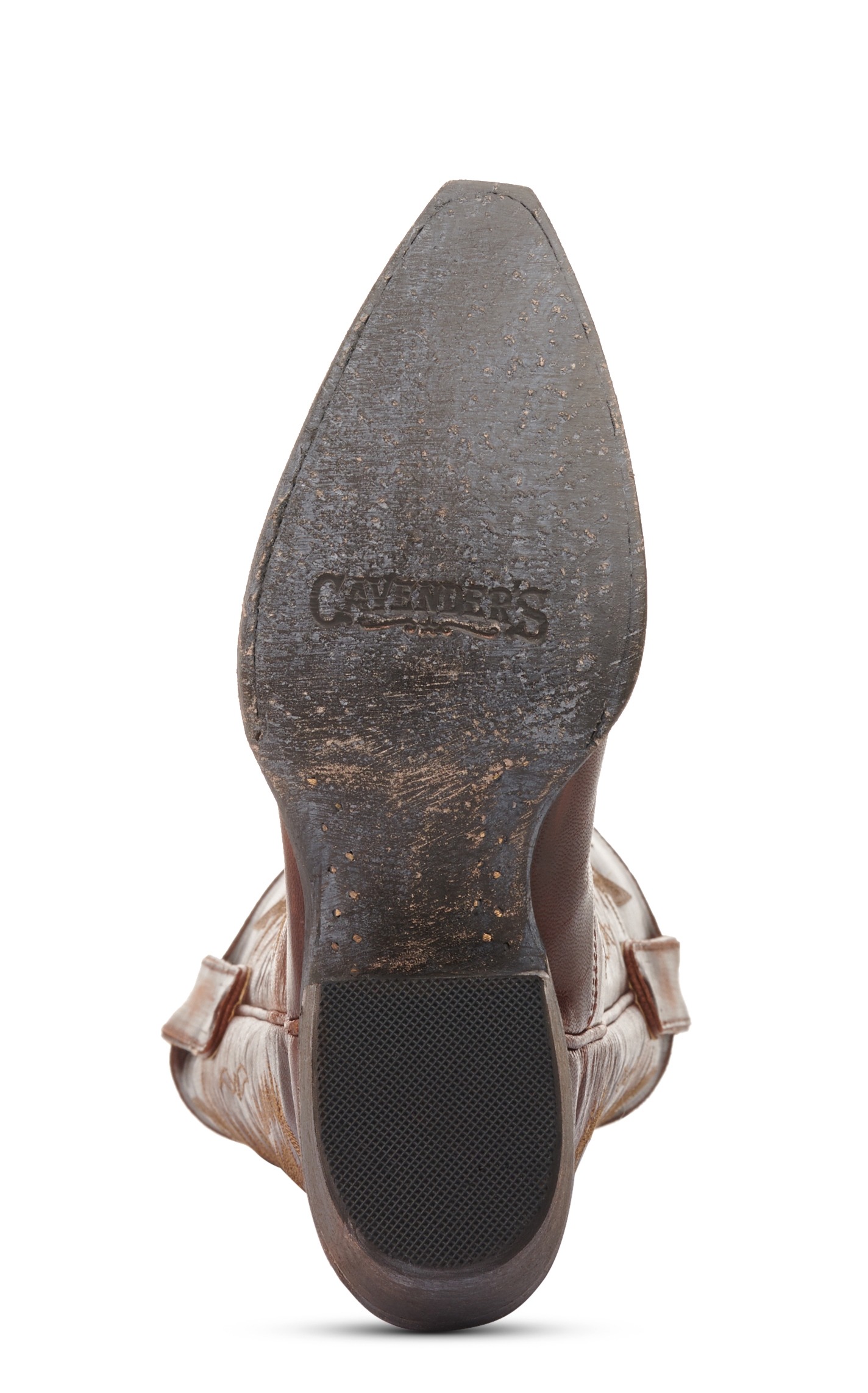 Cavender's Women's Brass Apache Brown Snip Toe Cowboy Boots - Image 1