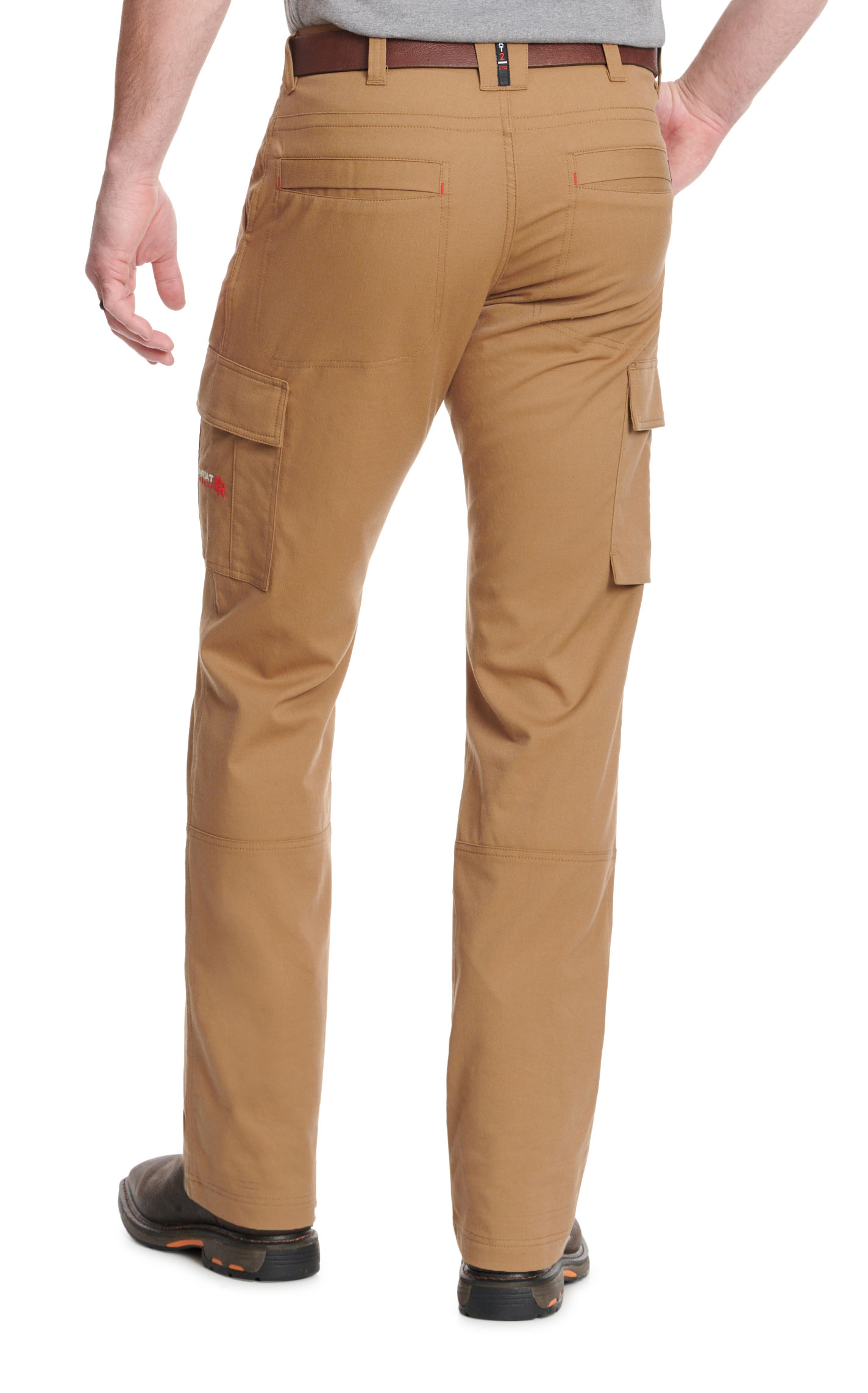 Ariat Men's M7 Caramel Khaki Duralight Twill Straight Leg FR Work Pants - Image 1